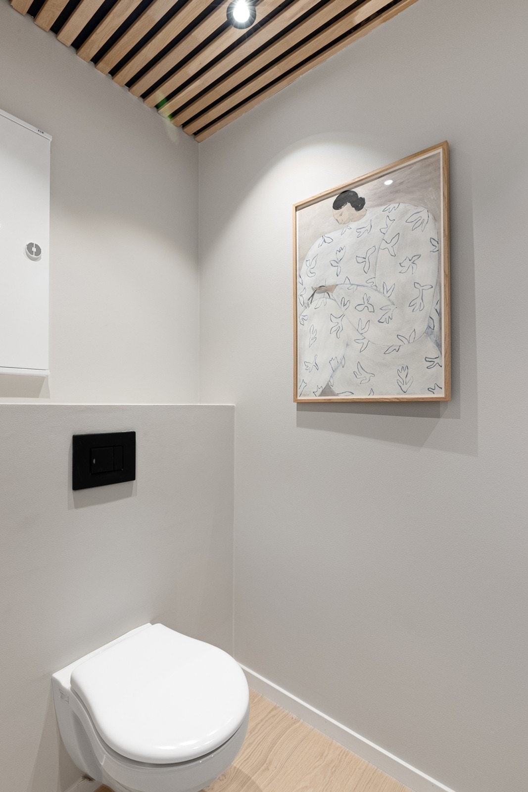 Vegghengt wc Galleribilde