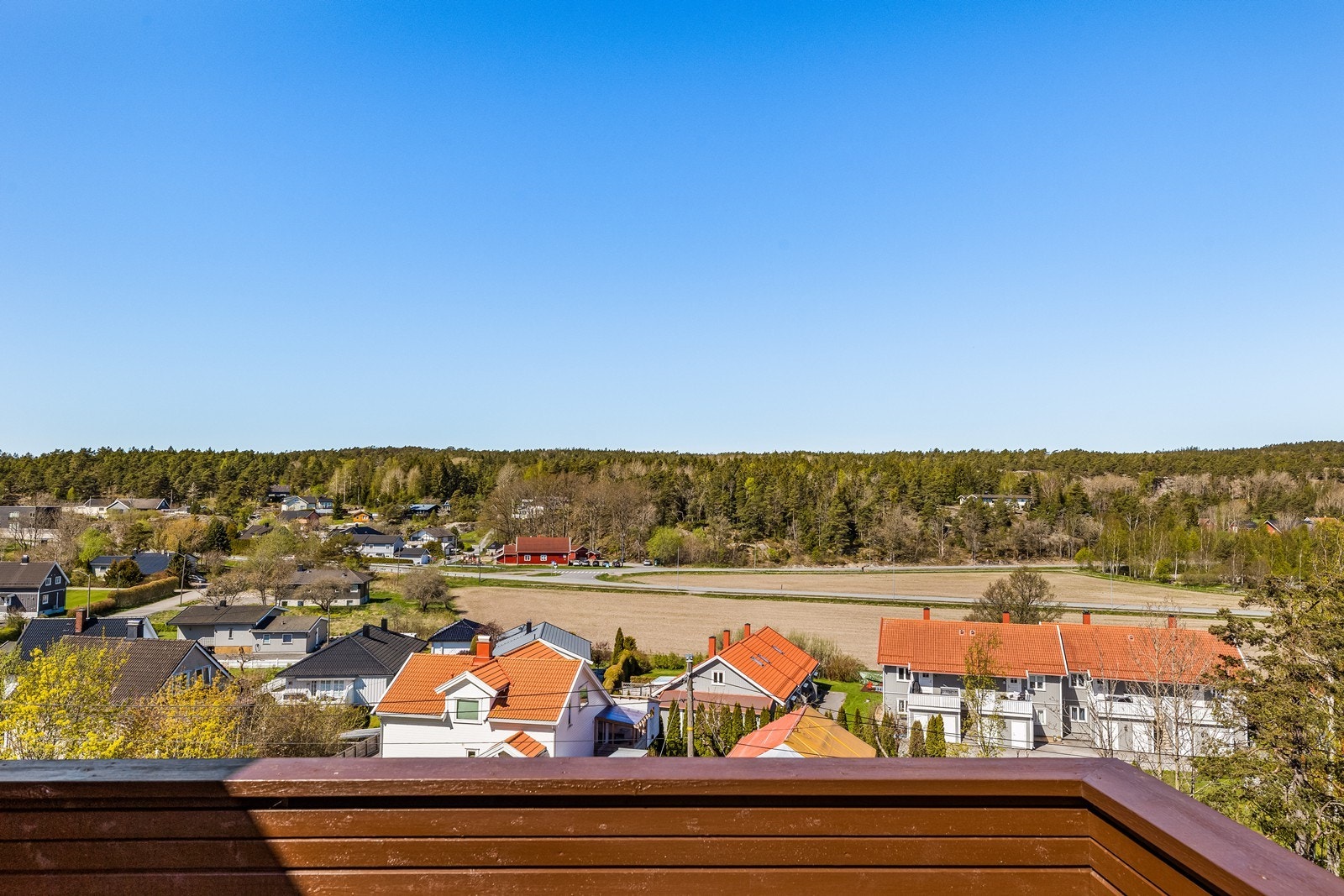 Utsikt fra takterrassen. Galleribilde