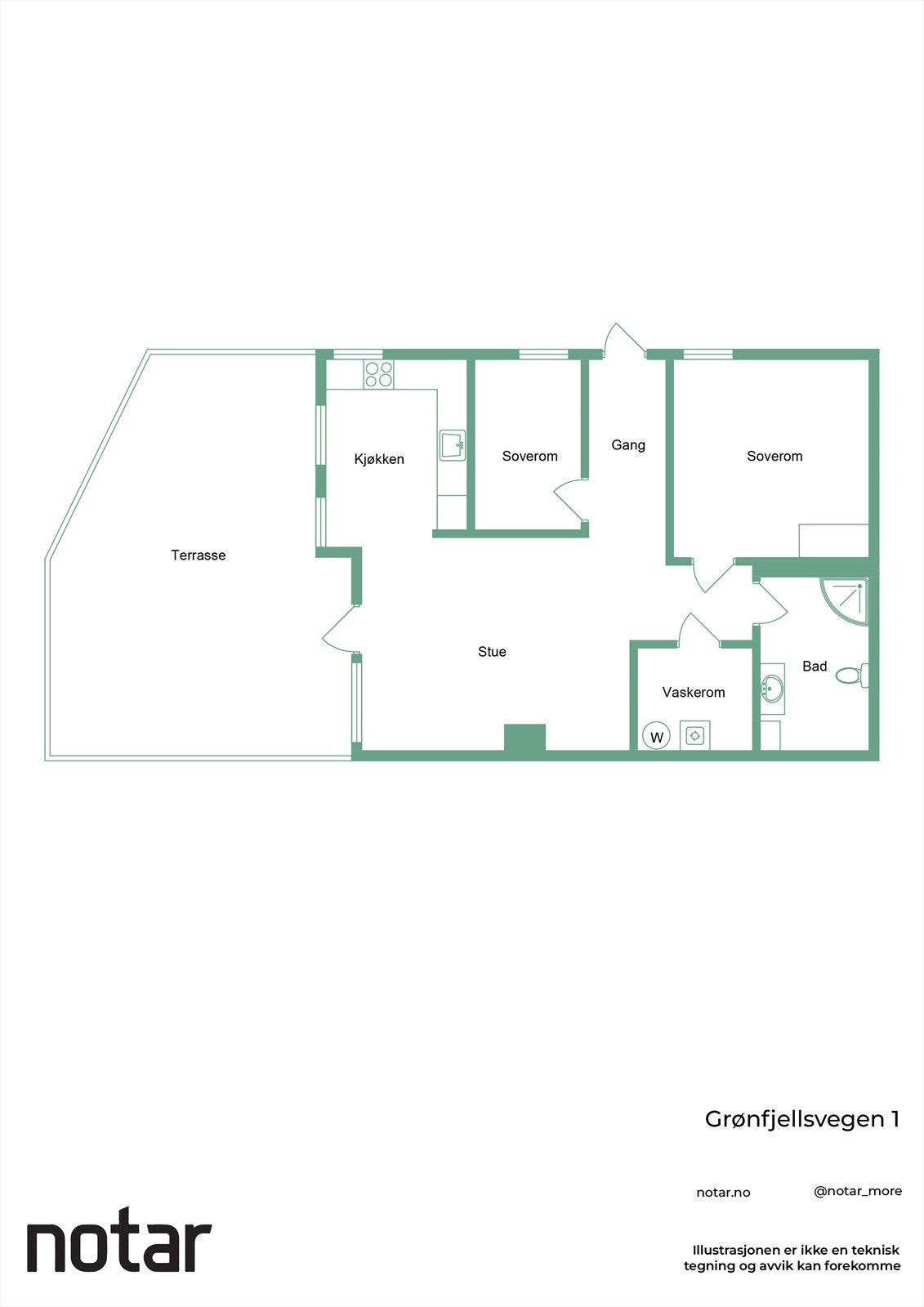 Plantegning Galleribilde