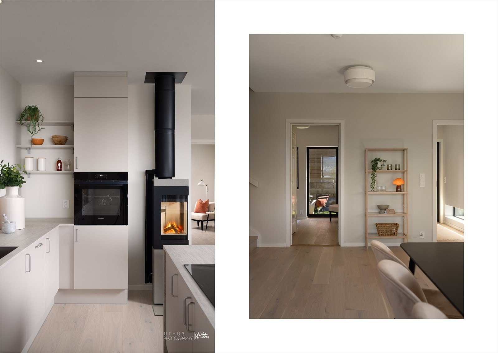 Komplett utstyrt med integrerte hvitevarer. Galleribilde