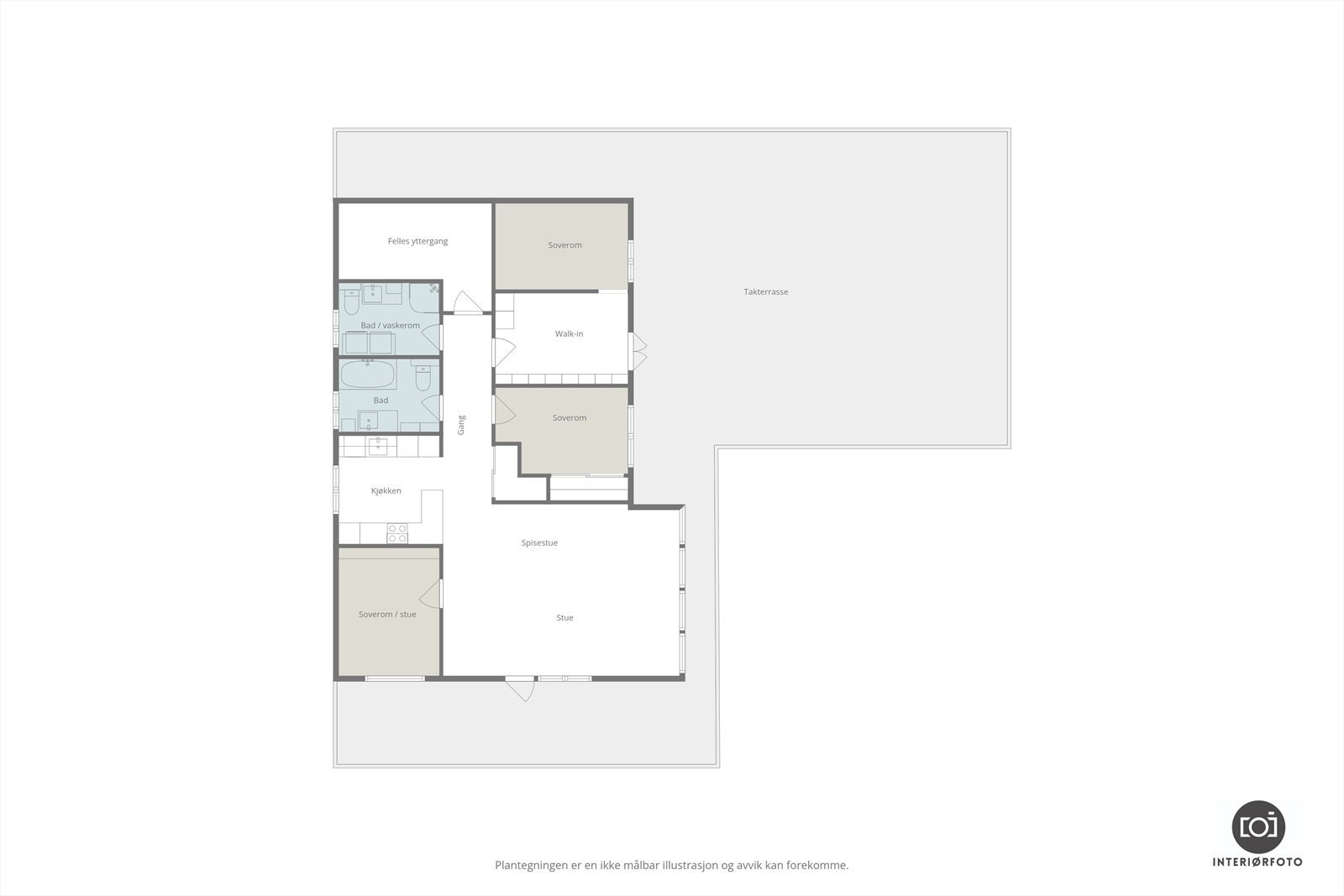 Plantegning Galleribilde