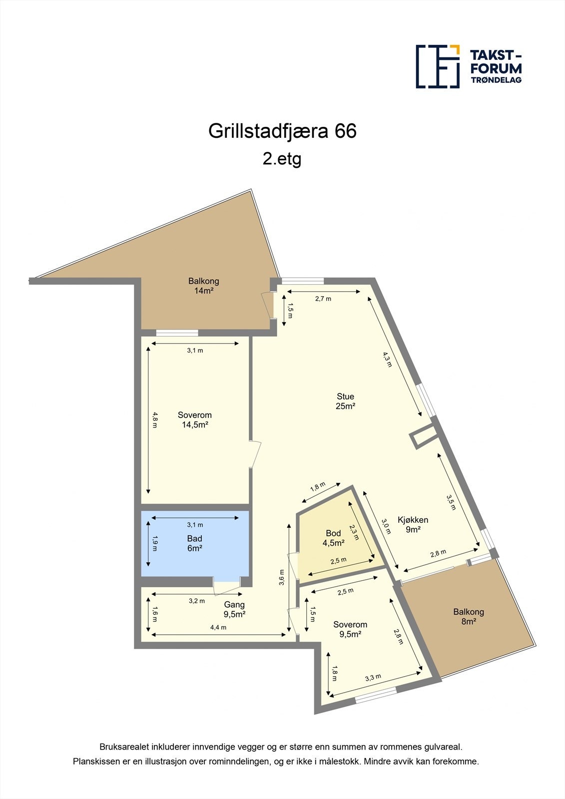 Plantegning 2. etasje. Galleribilde