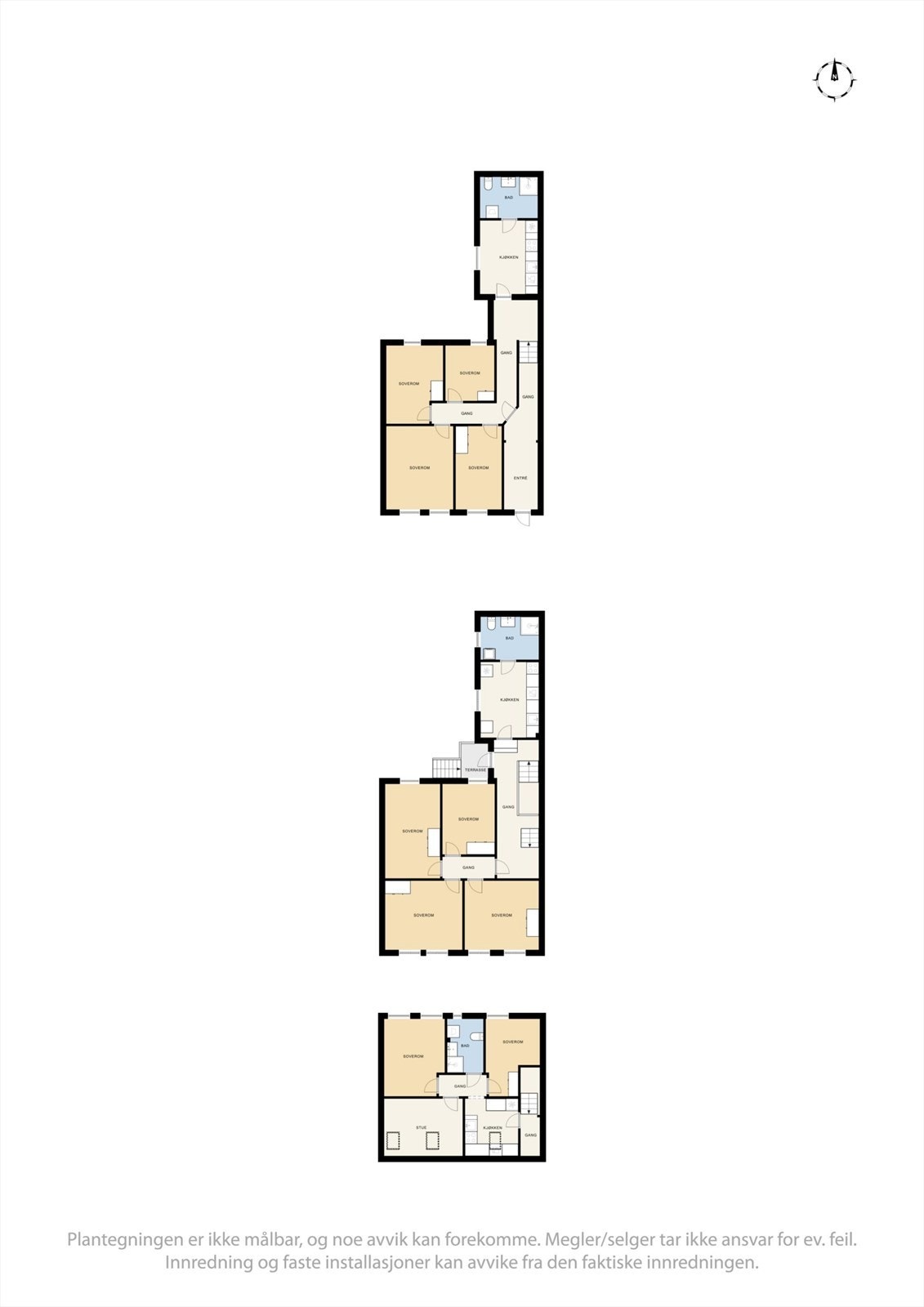 Plantegning - Alle plan Galleribilde