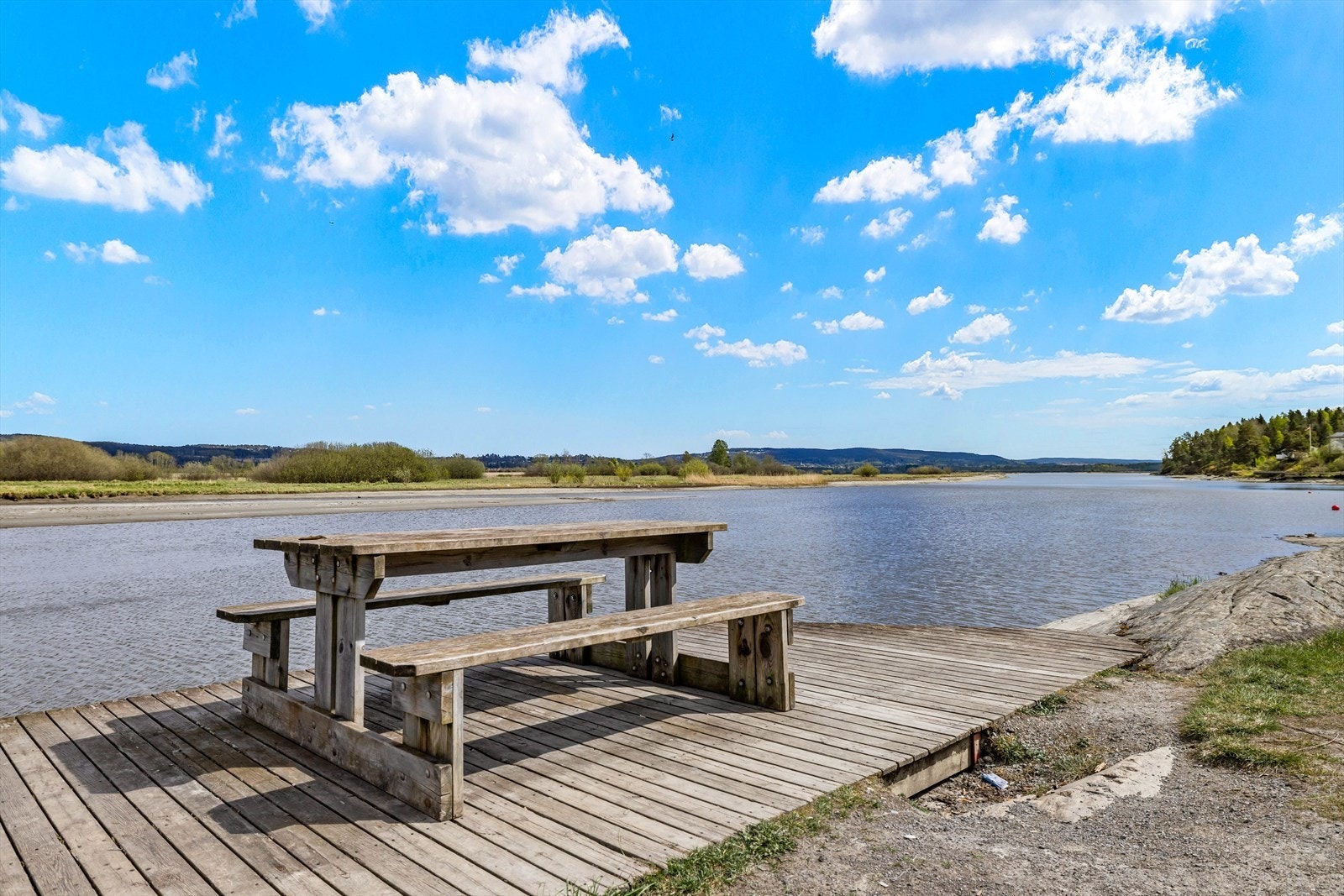 Sameiet ligger helt nede ved Nitelva noe som gir fine omgivelser for alle beboerne. Galleribilde