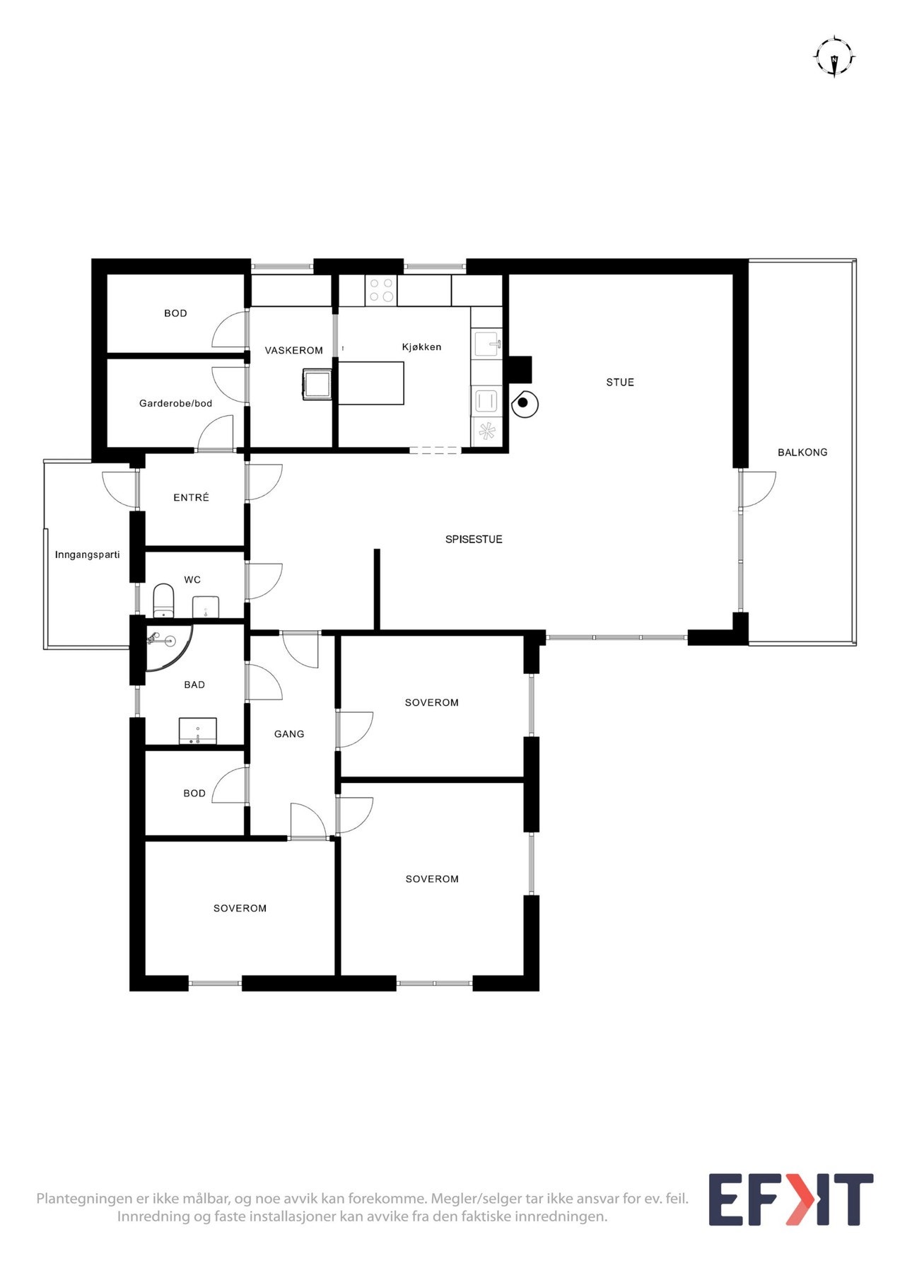 Plantegning Galleribilde