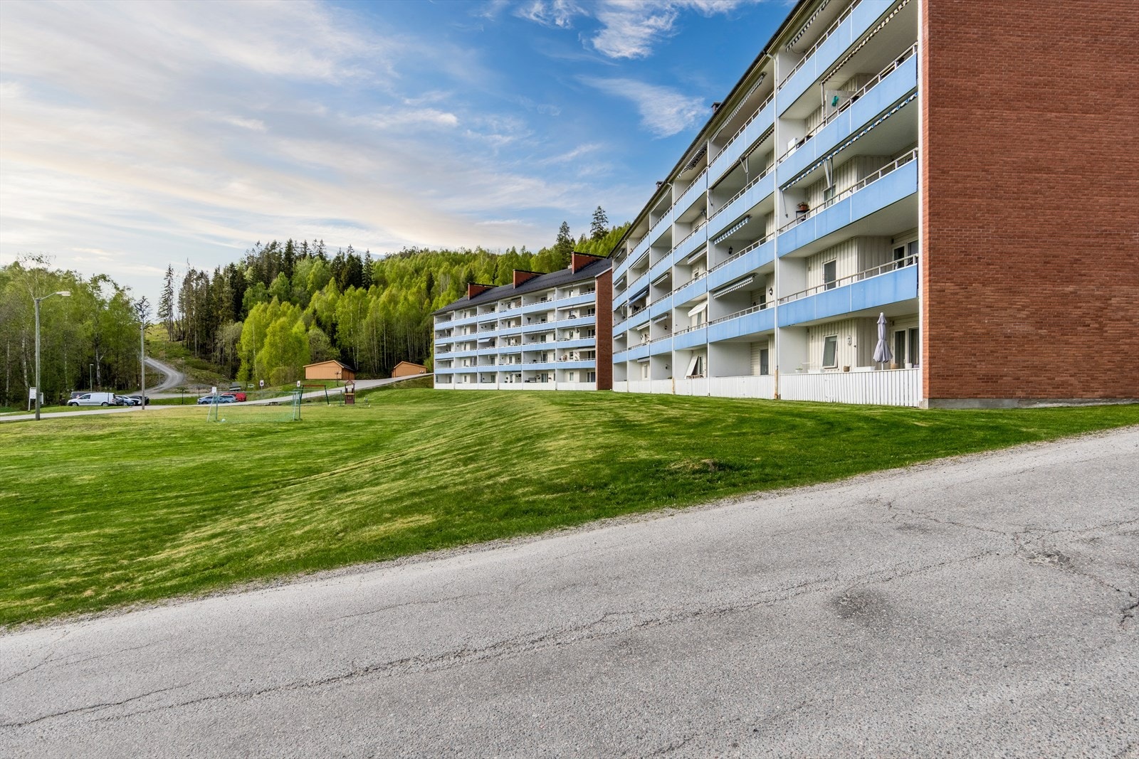 Her har alle fin utsikt da det ikke er høy bebyggelse foran ! Galleribilde