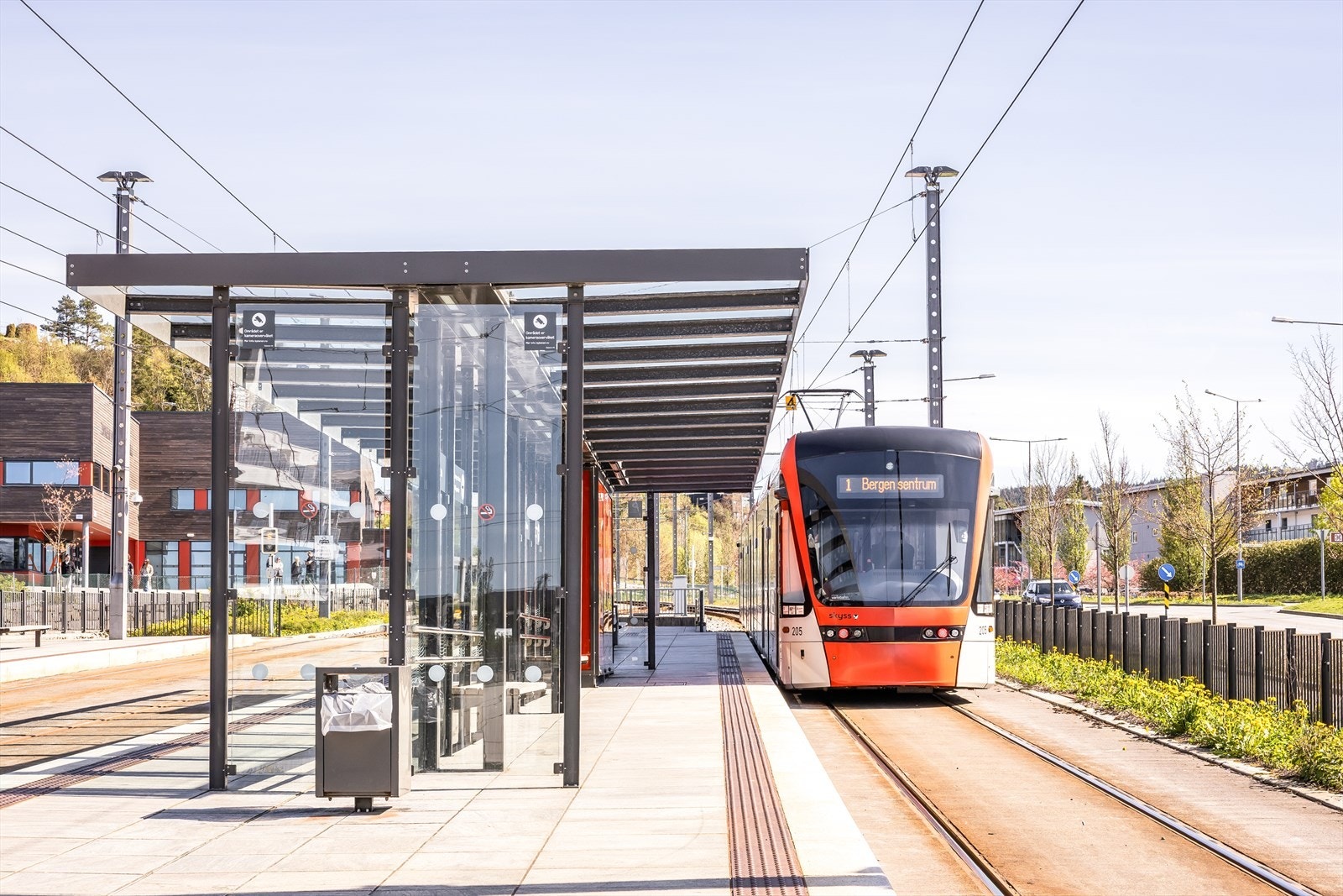Råstølen Bybanestopp en kort gåtur unna. Galleribilde