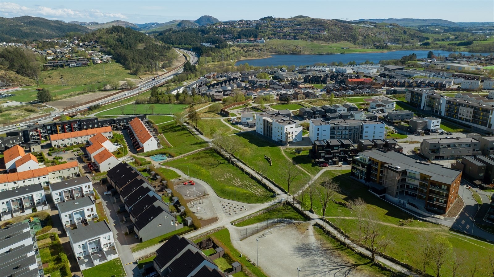 Gode solforhold og utsikt over landskapet. Galleribilde
