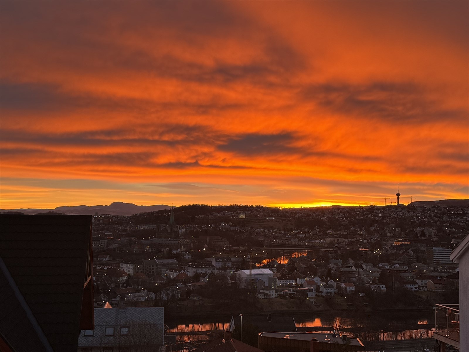 Utsikt over Trondheim by. Galleribilde