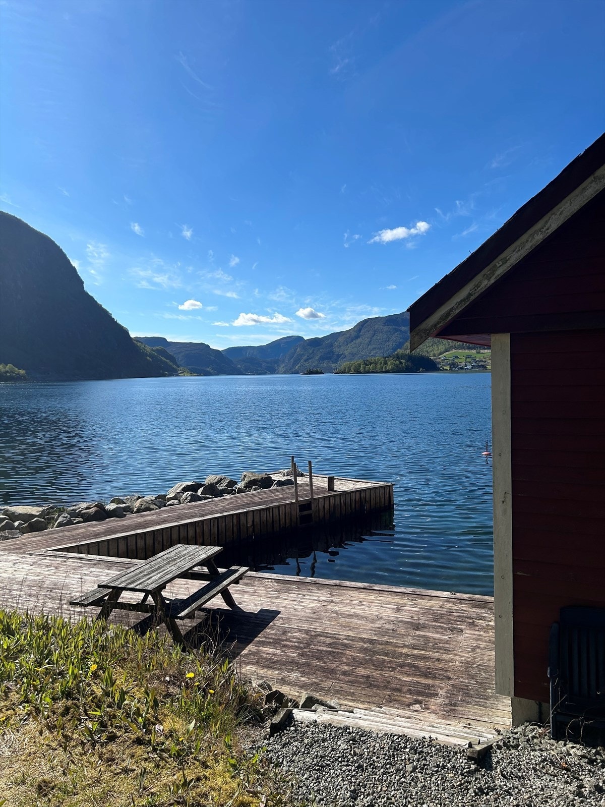 Tilhørende brygge. Bilde tatt av selger. Galleribilde