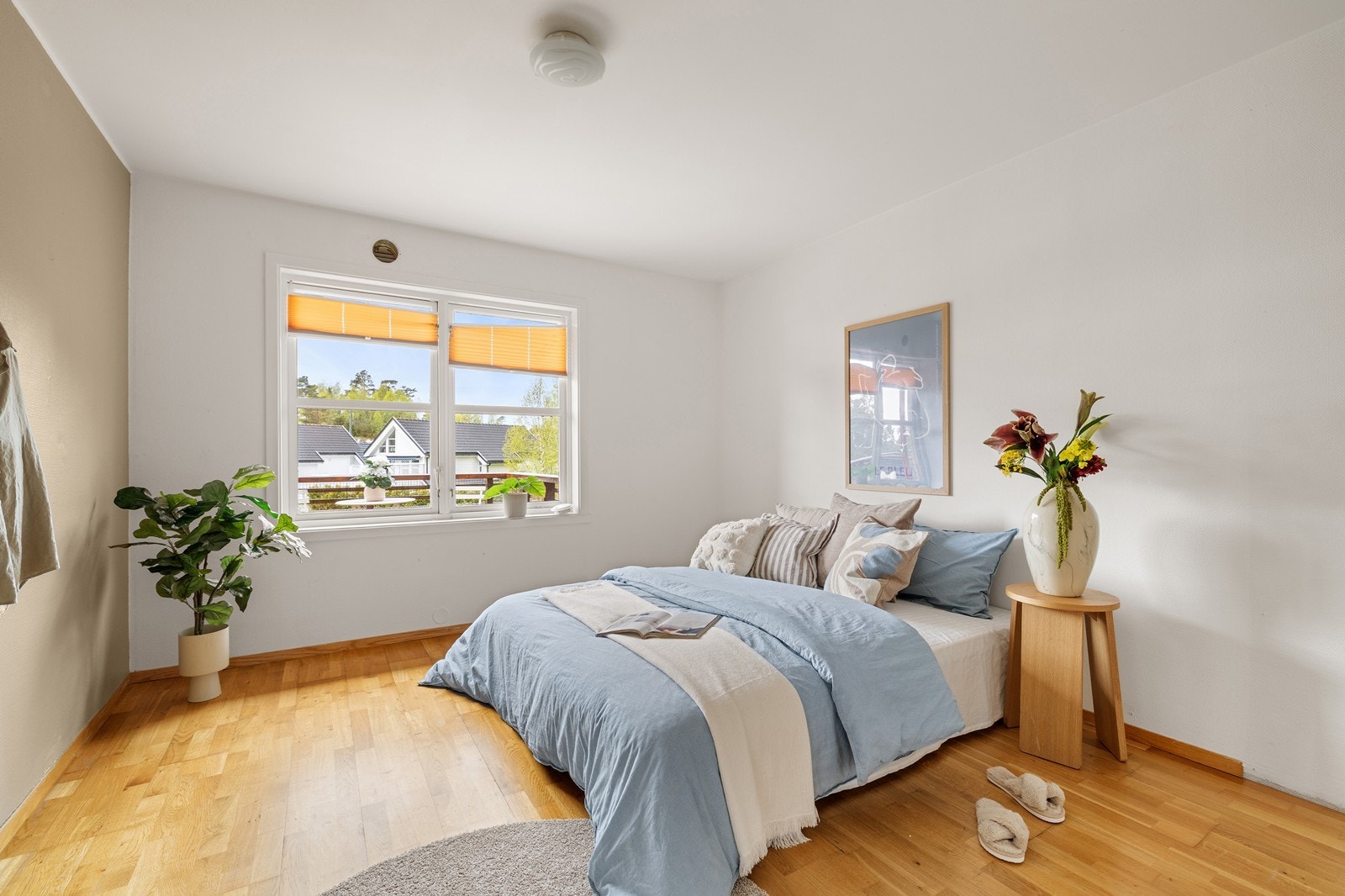 Hovedsoverommet har bra størrelse på 12,2 m². Galleribilde