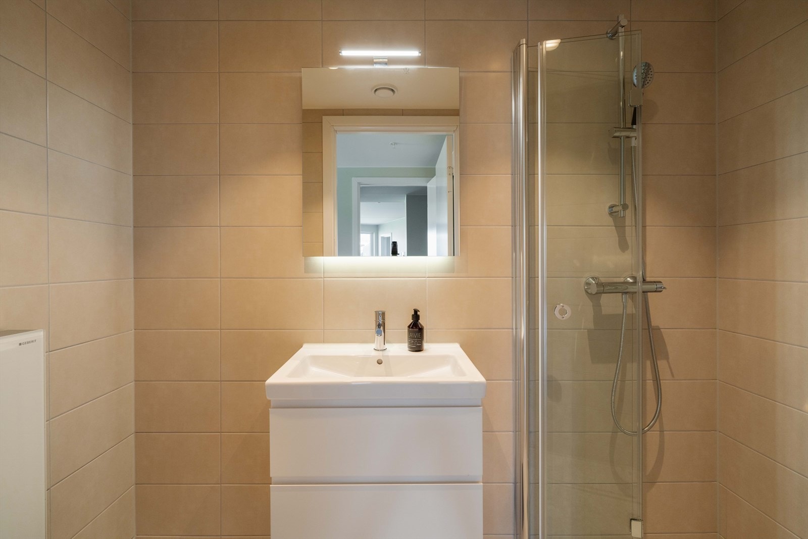 Det private badet gir litt ekstra luksus i hverdagen. Galleribilde
