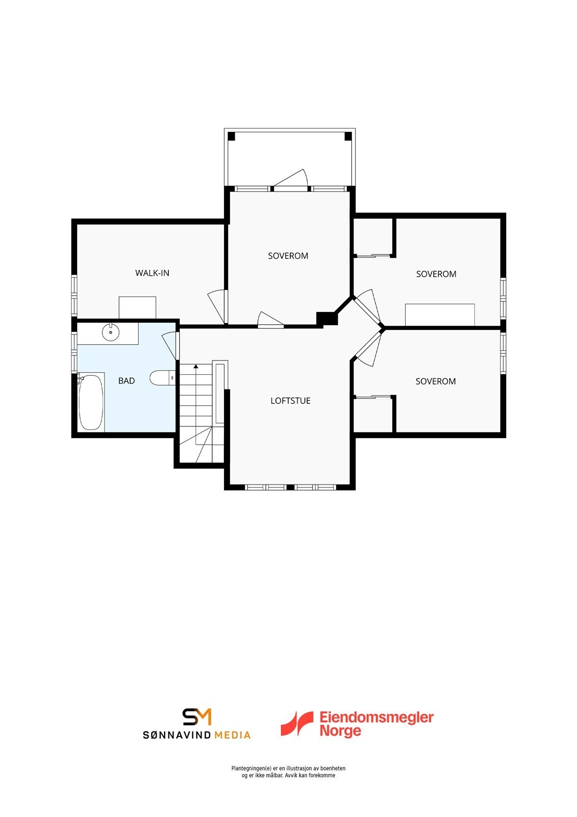 Plantegning 2. etg. Galleribilde