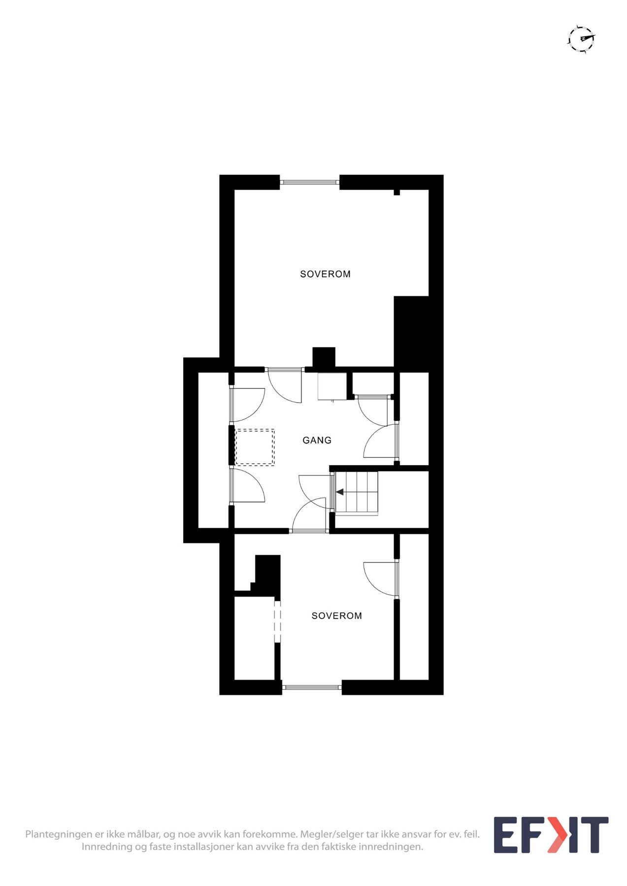 Plantegning - loft. Galleribilde