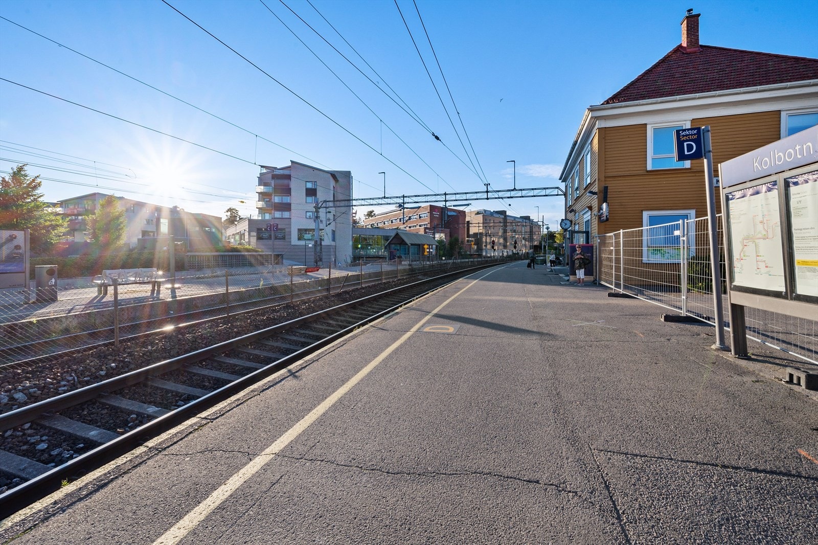 Kolbotn stasjon. Herfra bruker toget ca. 19 minutter til Oslo S. Galleribilde