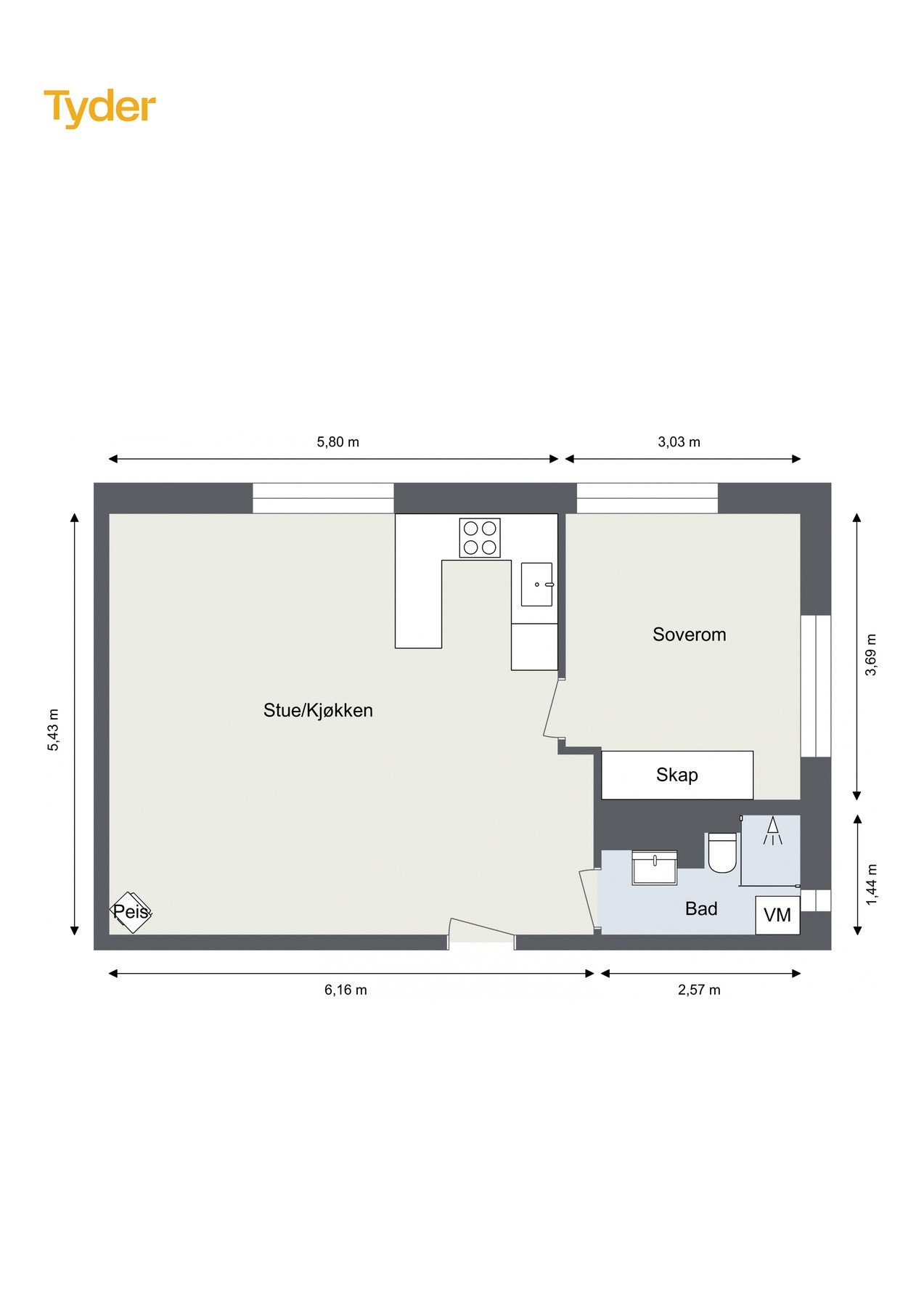 Plantegning Galleribilde