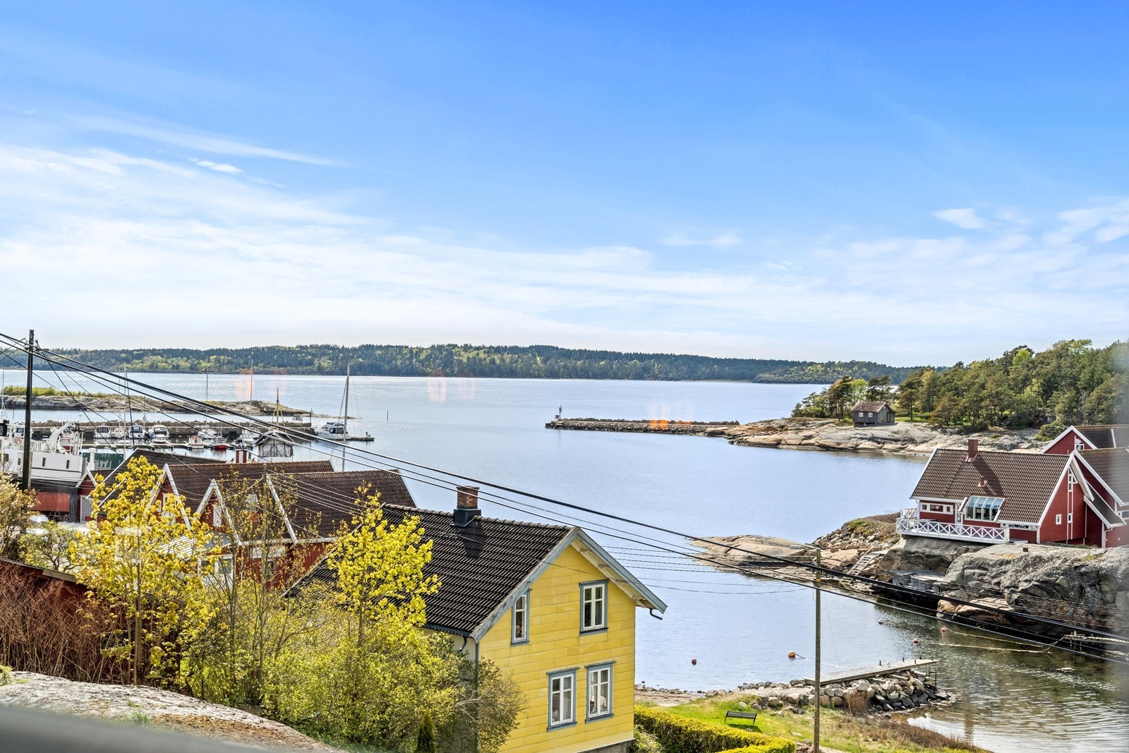 Utsikt mot innseilingen til Engelsviken. Galleribilde