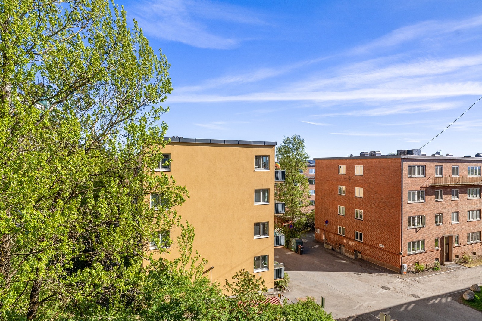 Utsyn fra kjøkkenvinduet. Galleribilde