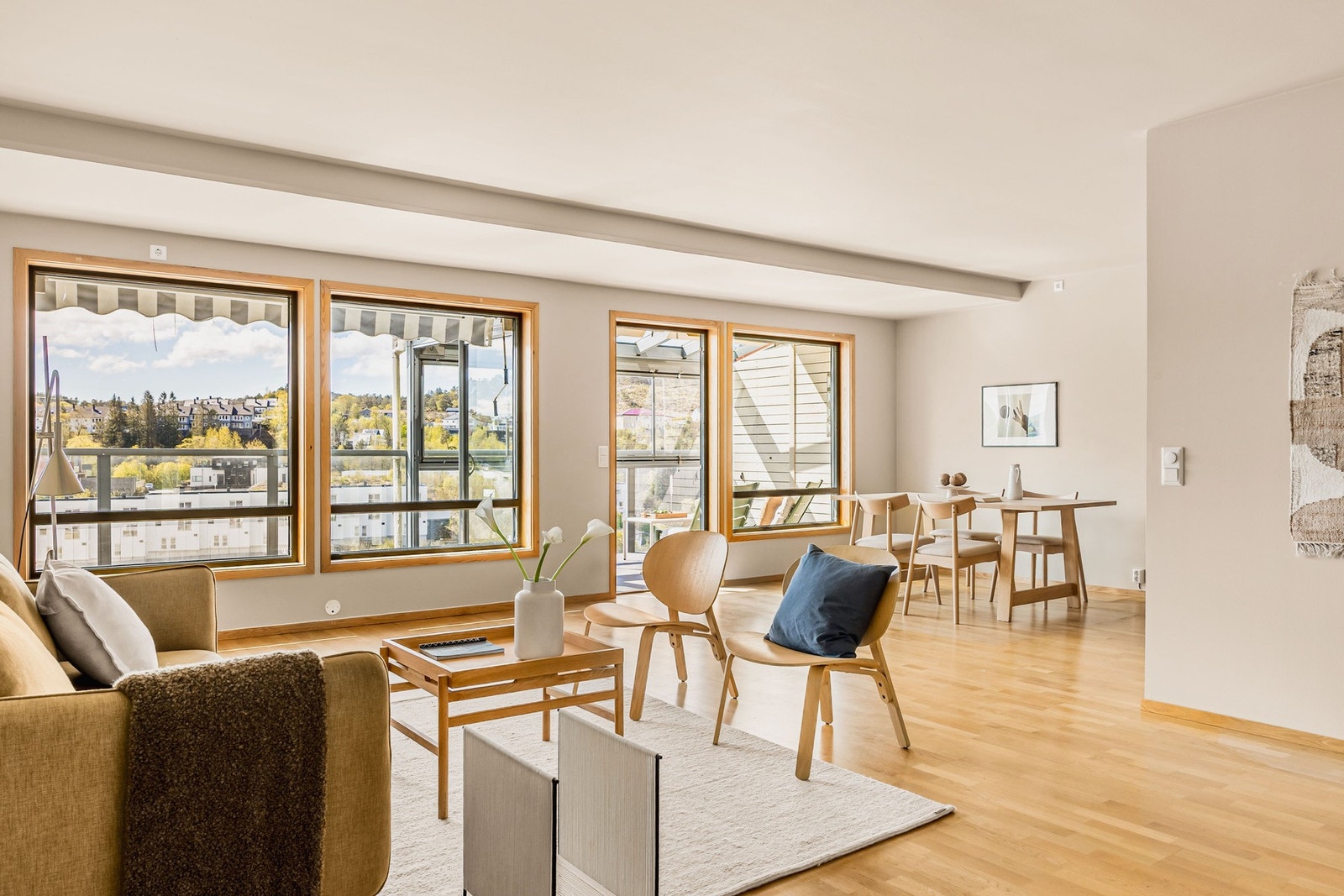 Man har også en flott utsikt innenfra. Galleribilde