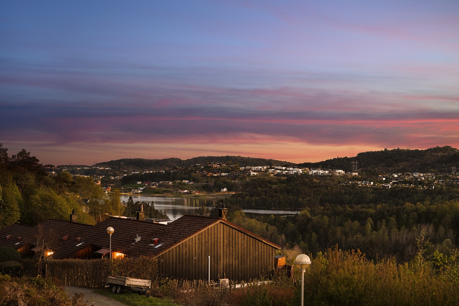 Nydelig utsikt både dag og kveld. Galleribilde