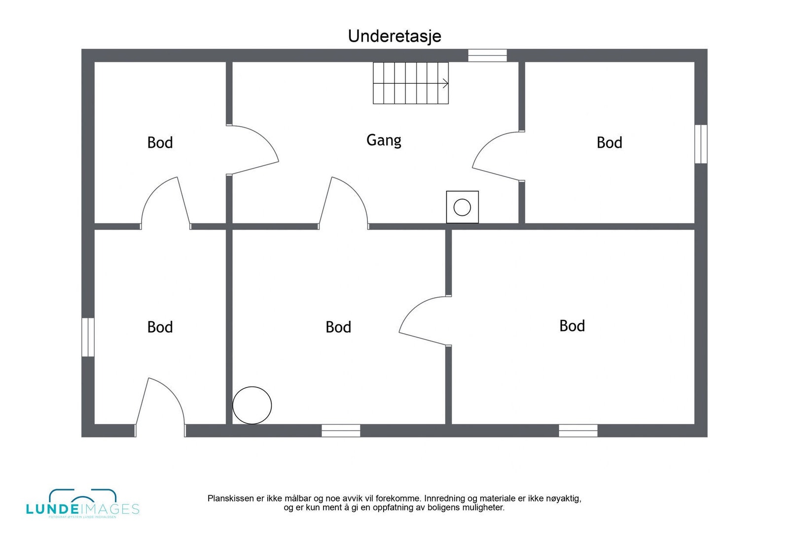 Underetasje - ikke målbar Galleribilde