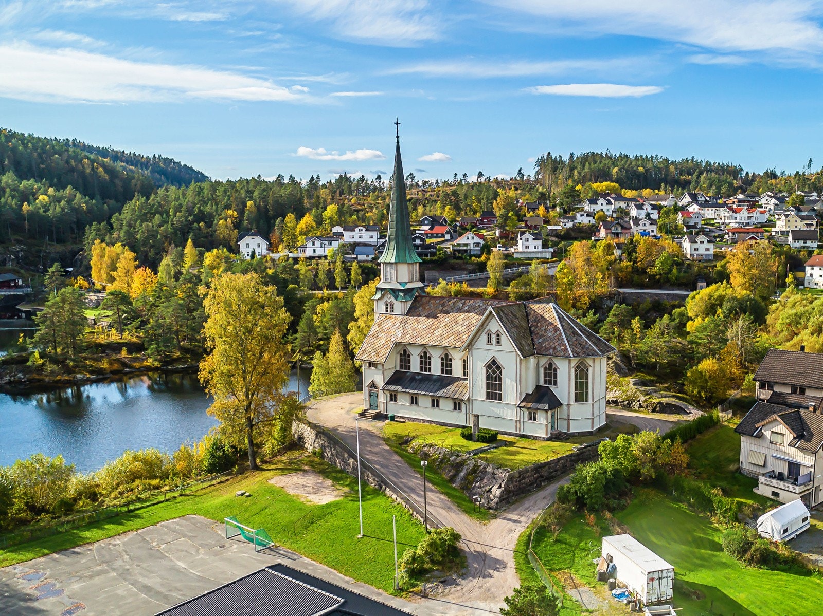 Kirken på Skotfoss Galleribilde