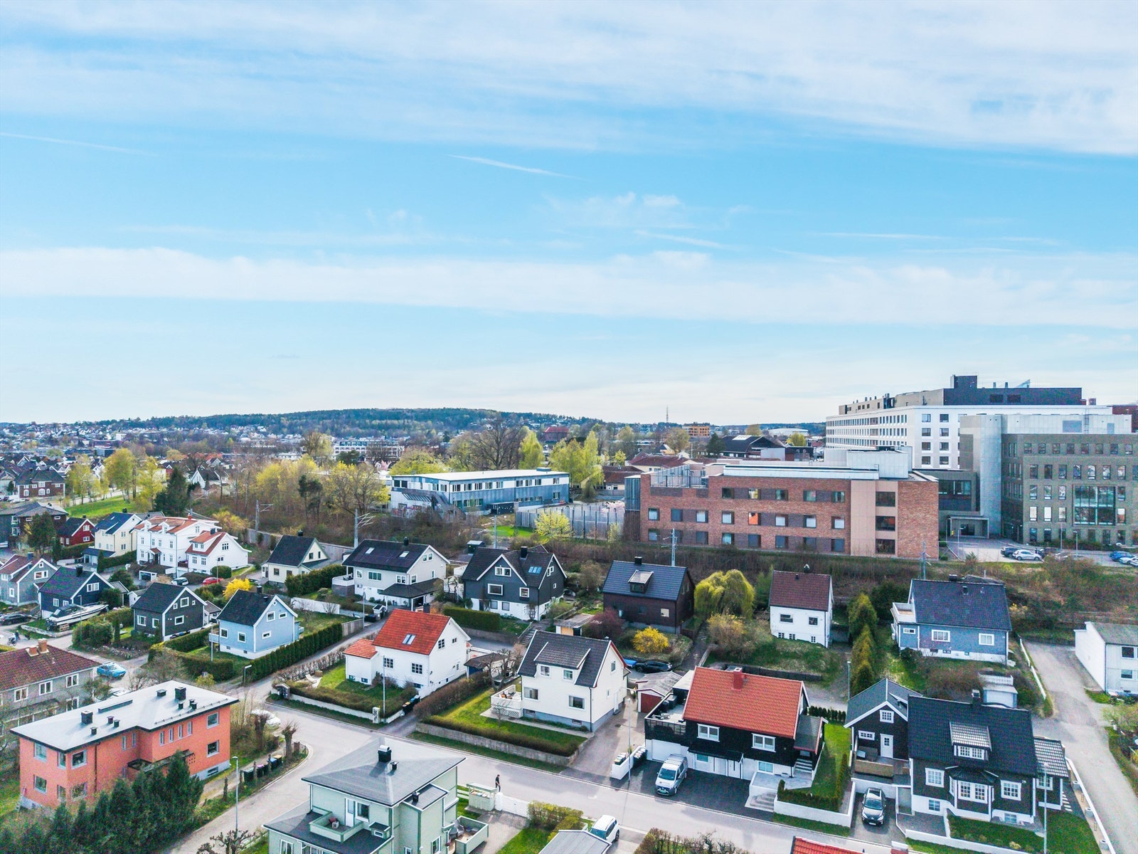 Et sentrumsnært nabolag. Galleribilde