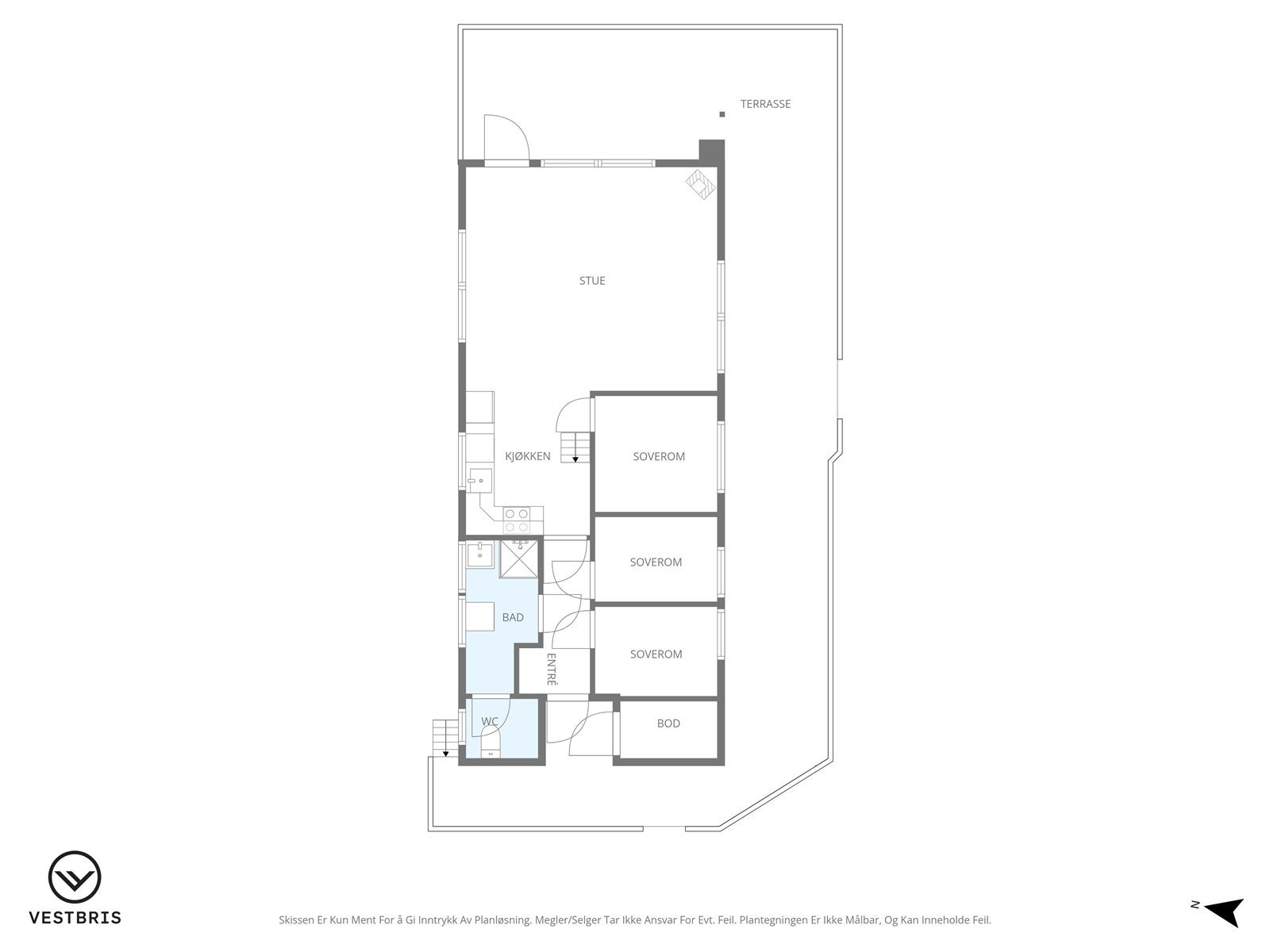 Plantegning Galleribilde
