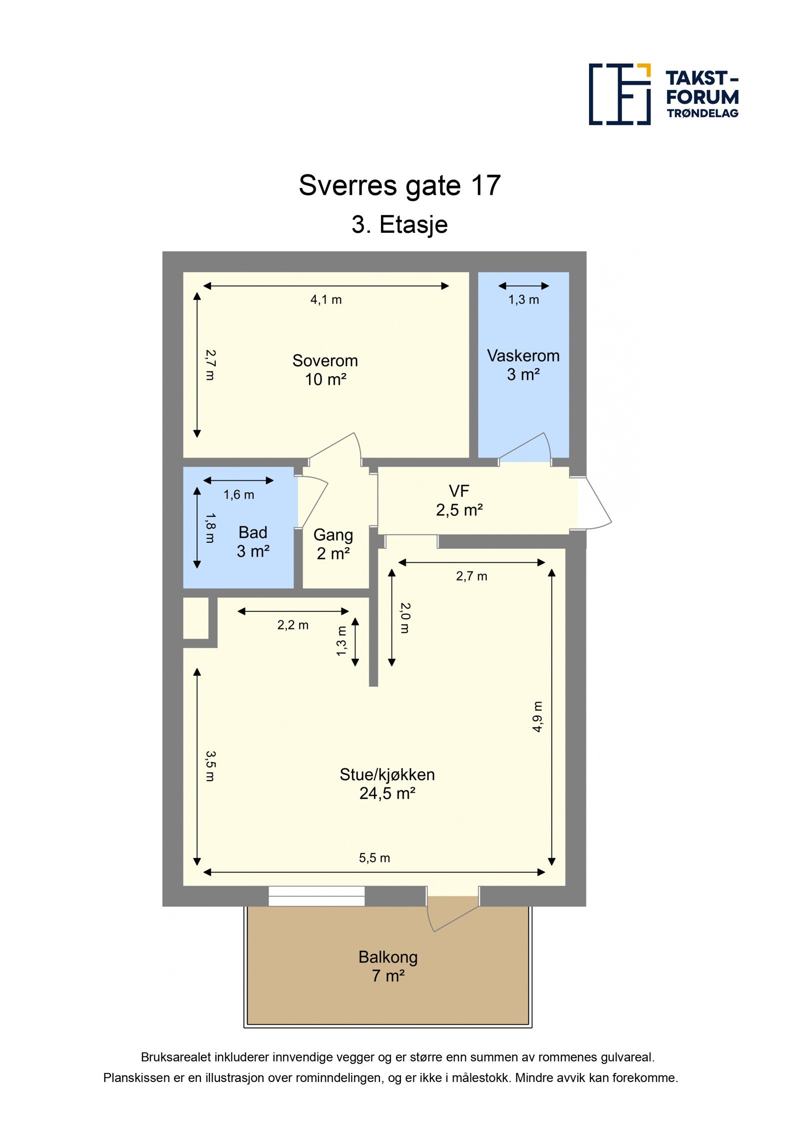 Planskisse Galleribilde