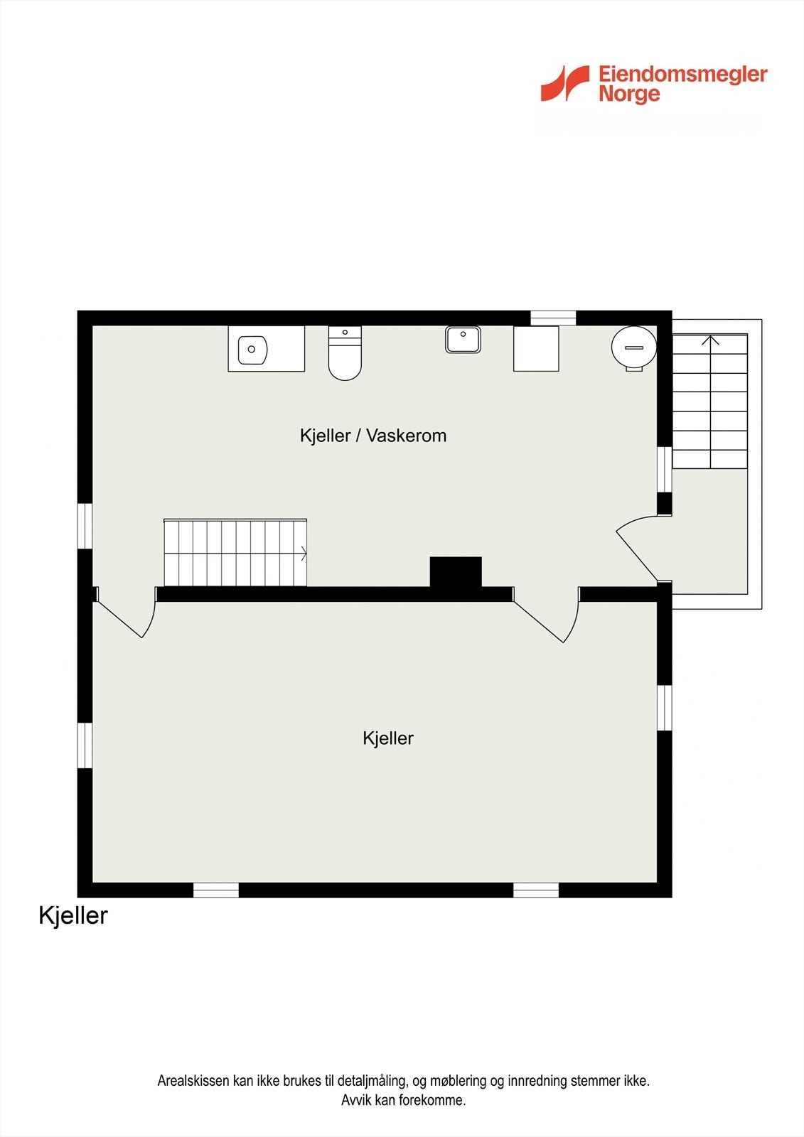 Planteikning kjellar Galleribilde