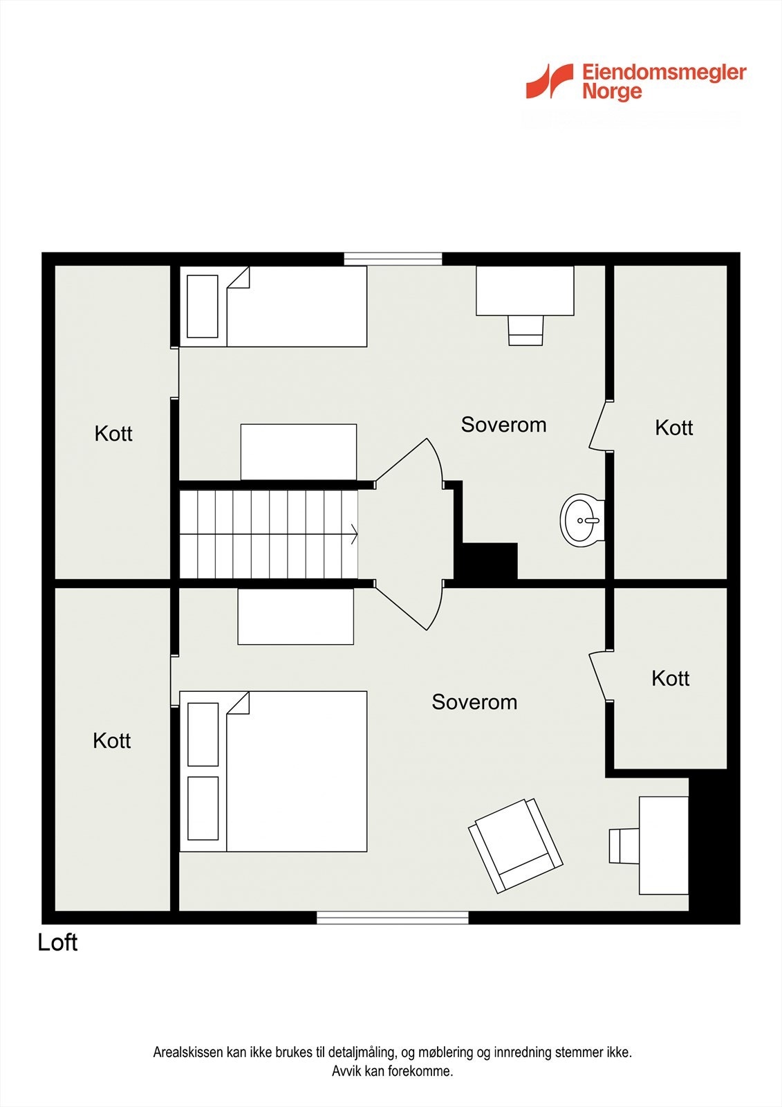 Planteikning loft Galleribilde