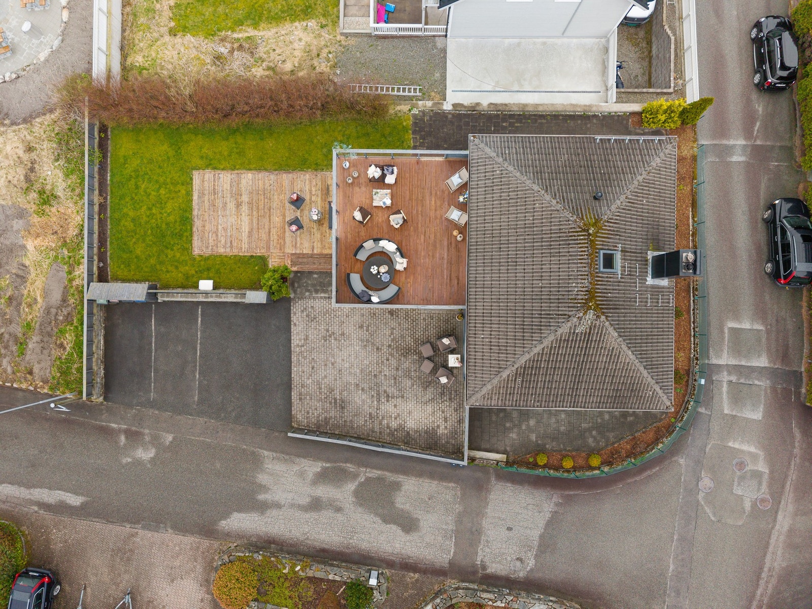 Fasade fra drone Galleribilde