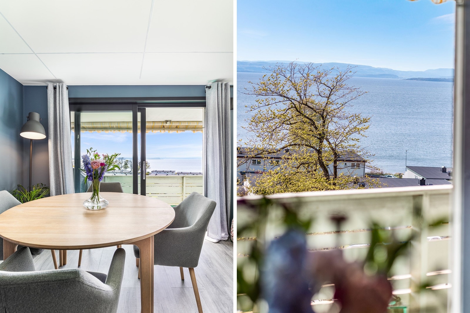 Møblér gjerne stuen med spisegruppen ytterst og få følge av den fine utsikten til alle måltider, året gjennom. Galleribilde