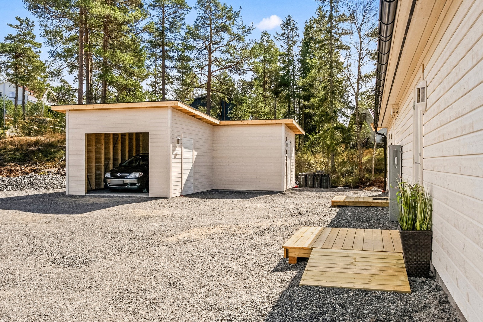 Carport medfølger enheten Galleribilde