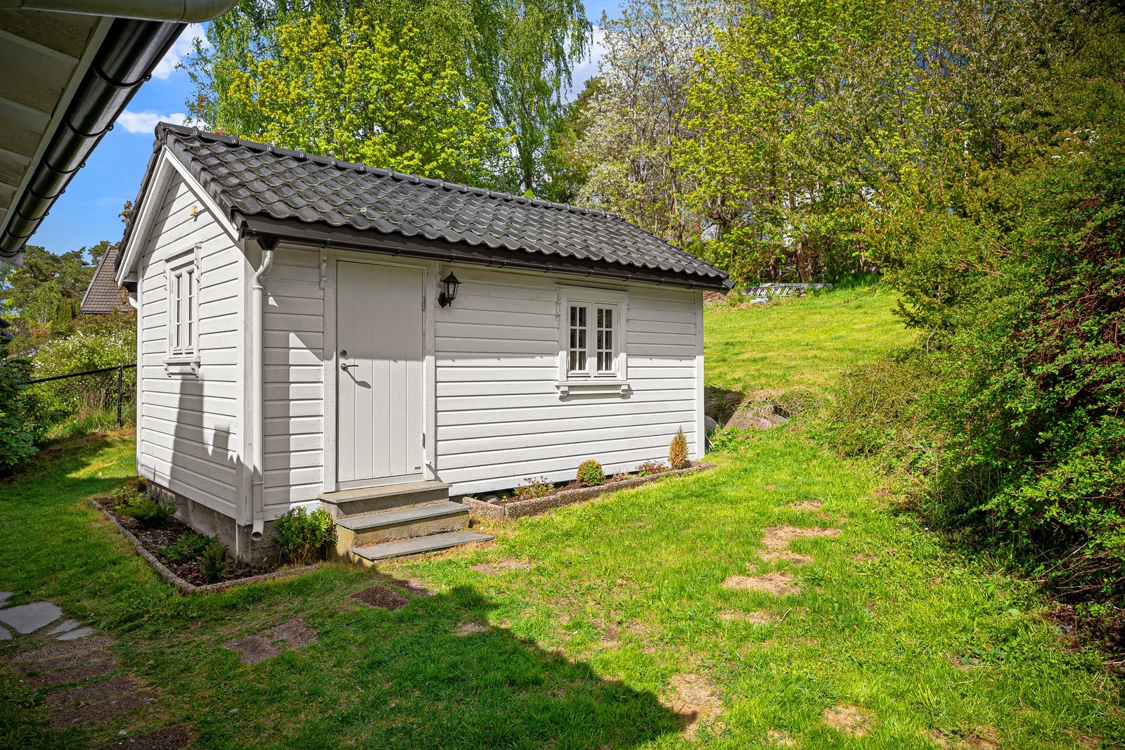 Frittstående utebod/anneks på ca. 17 m². Galleribilde