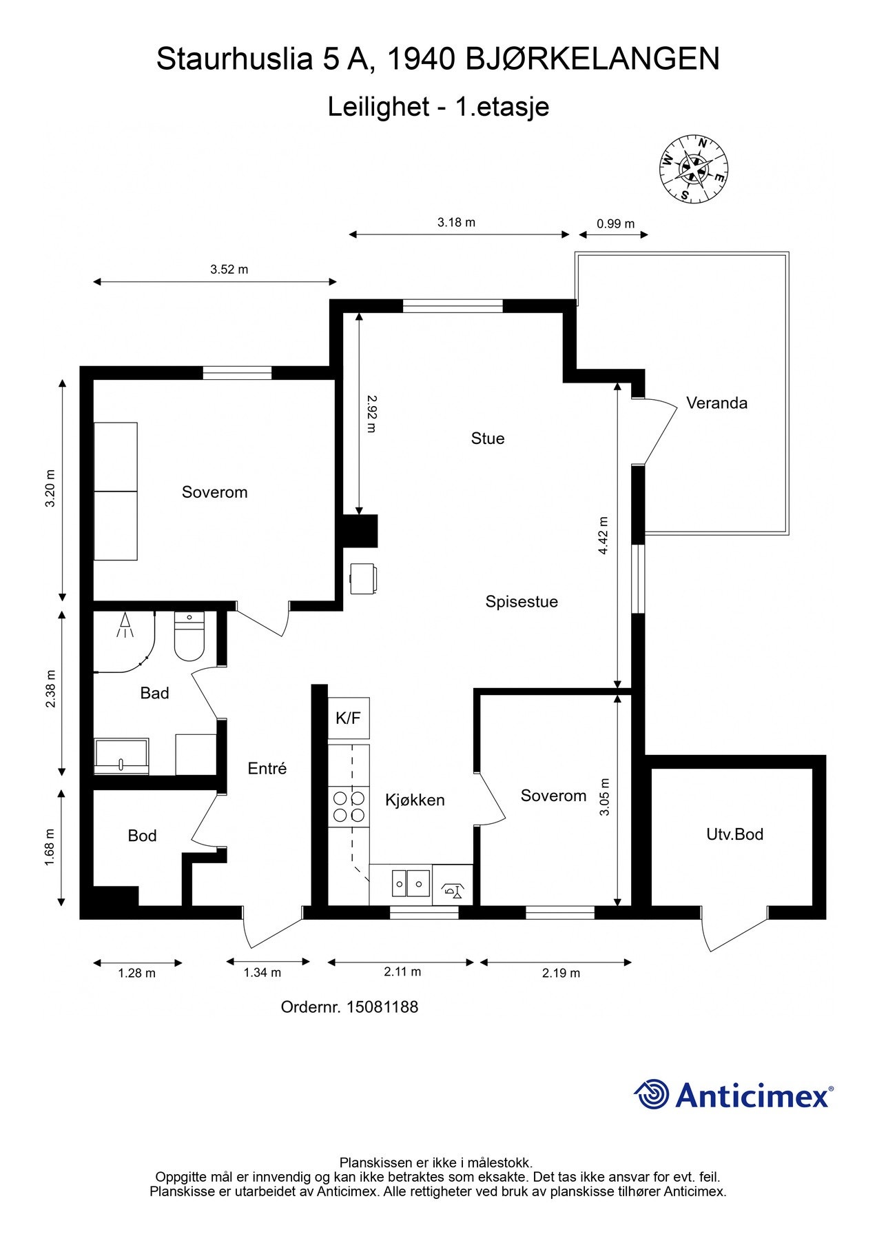 Planskisse. Galleribilde