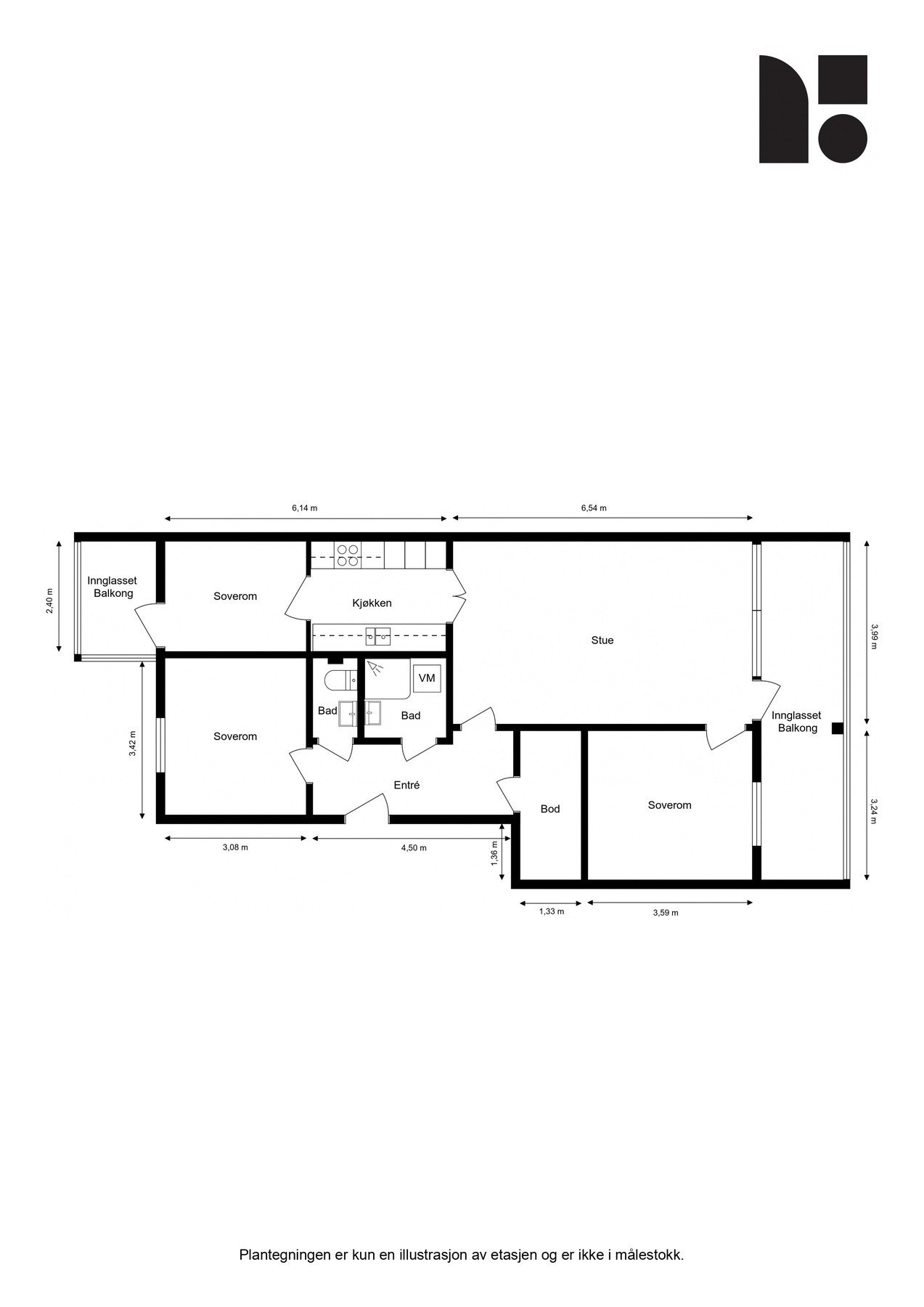 Alternativ plantegning. Galleribilde