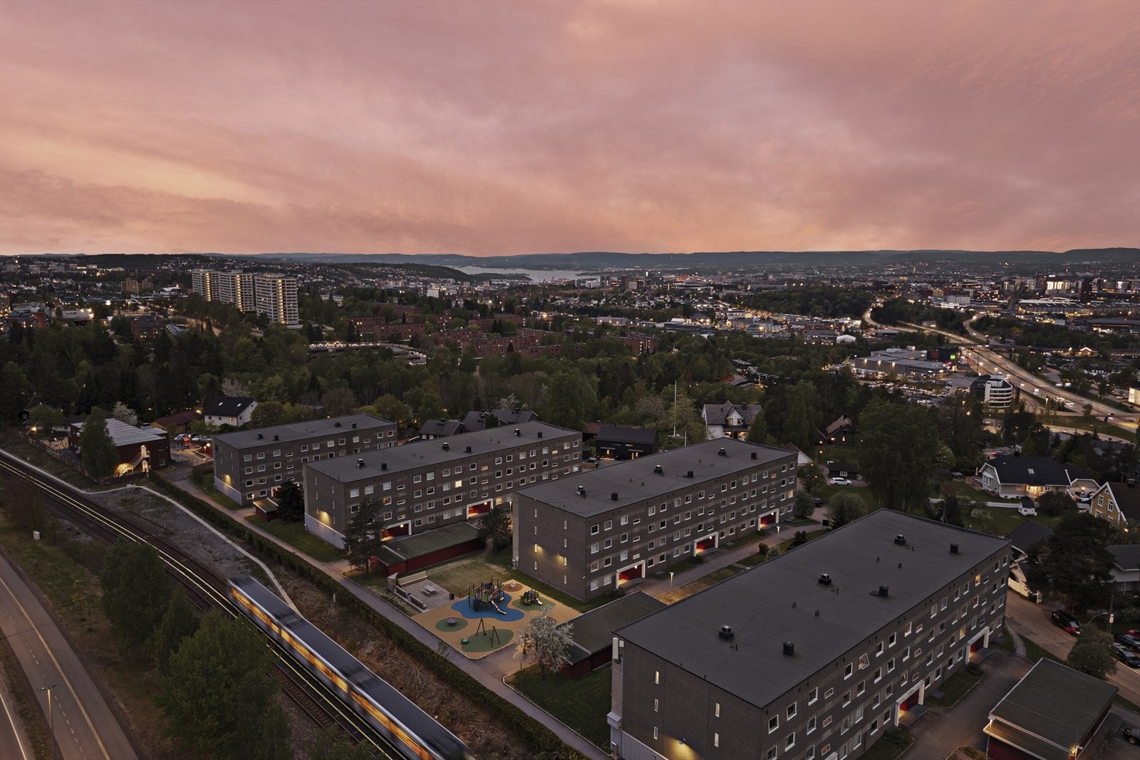 Kveldsbilde. Galleribilde