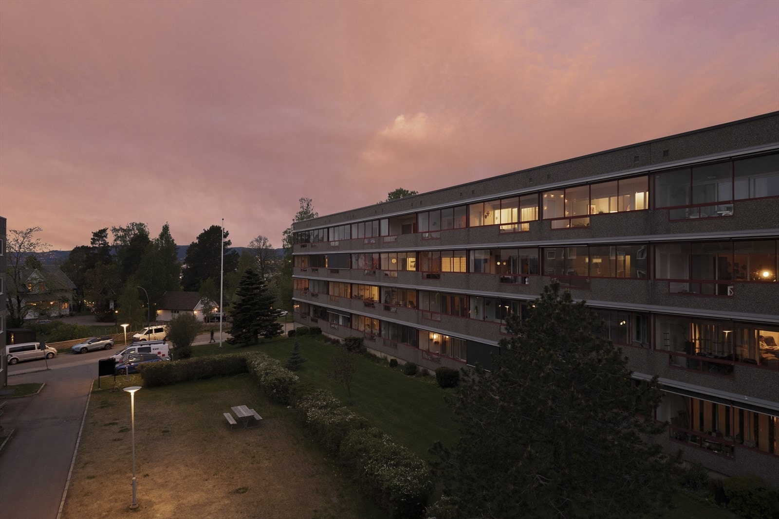 Kveldsbilde. Galleribilde