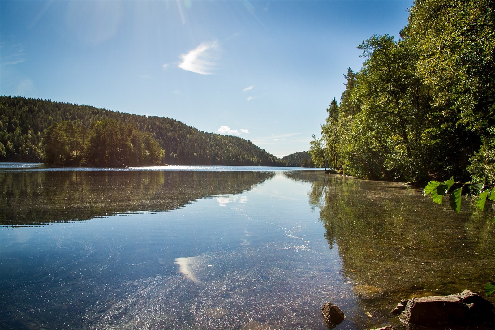 Kort avstand til Østmarka og Lutvann med unike tur- og rekreasjonsmuligheter hele året. Galleribilde