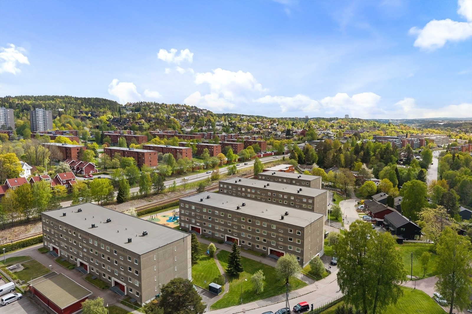 Dronefoto. Galleribilde