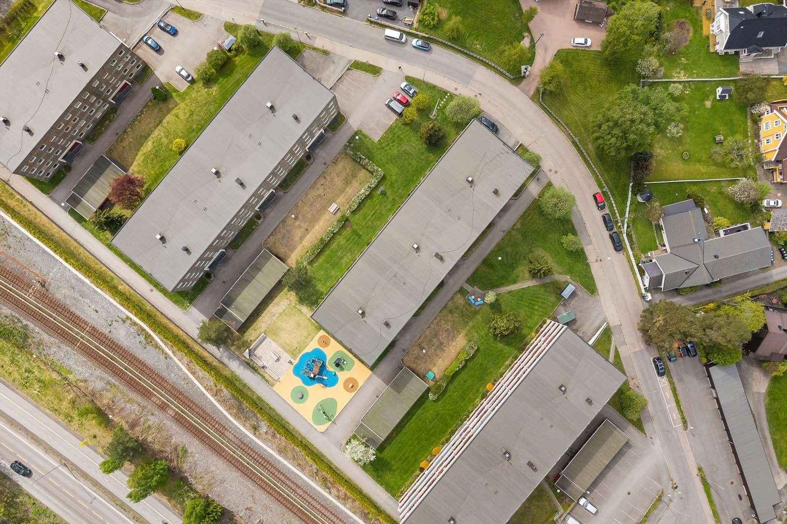 Dronefoto. Galleribilde
