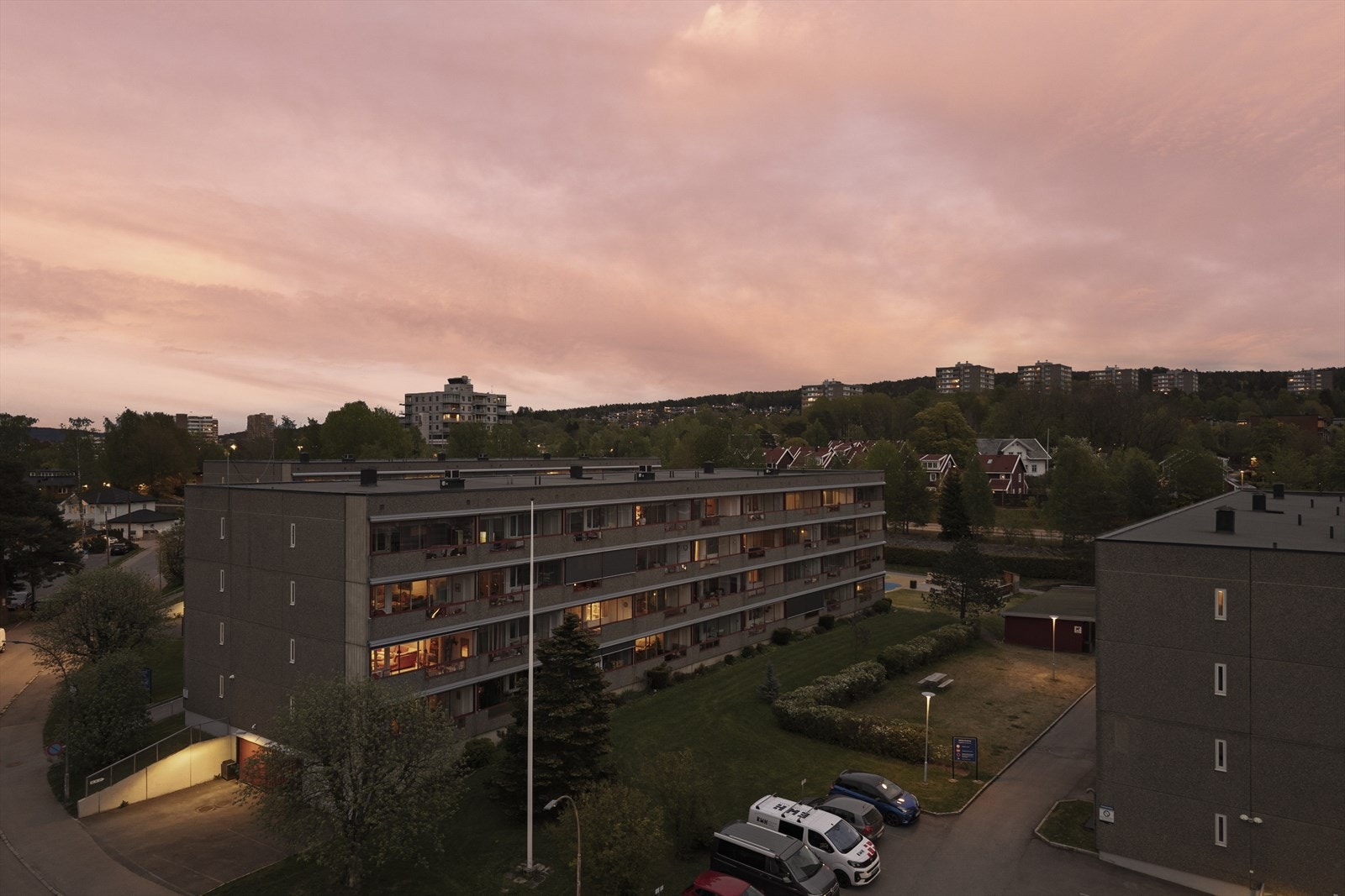 Kveldsbilde. Galleribilde