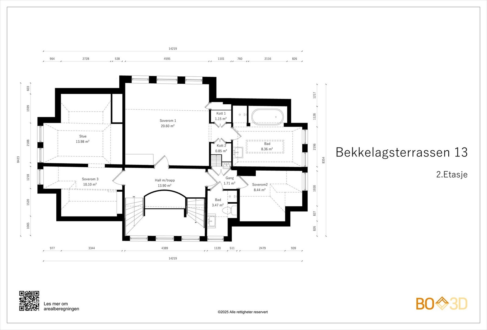 Plantegning 2. etasje. Galleribilde