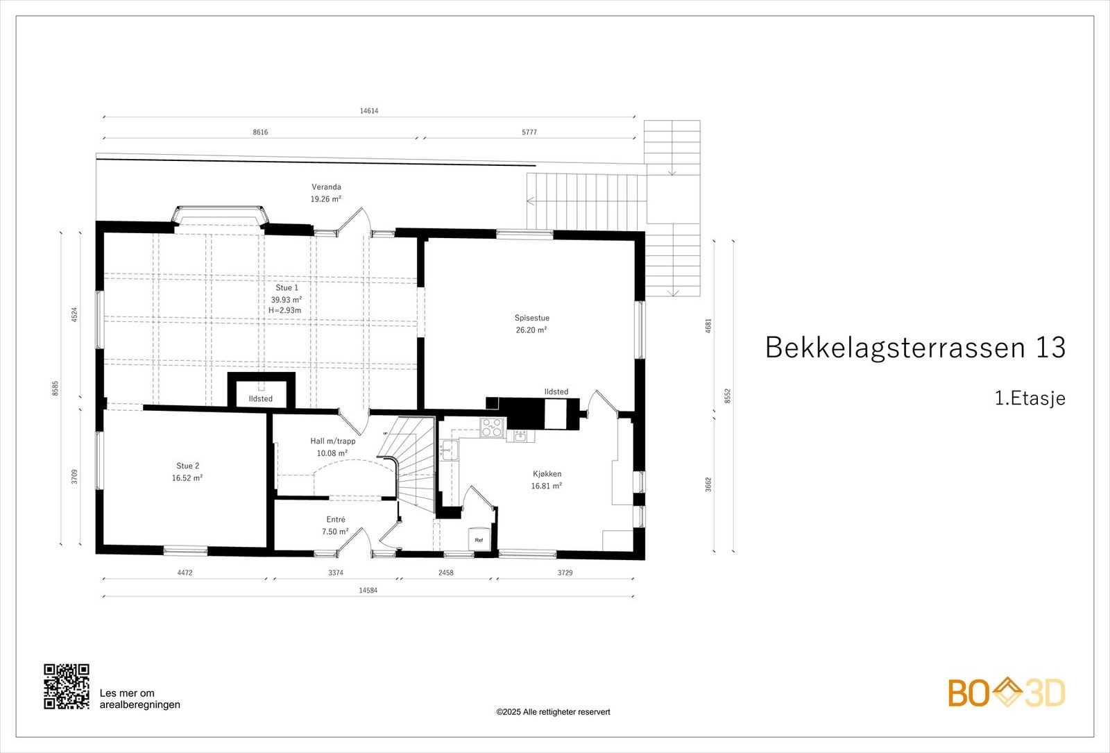 Plantegning 1. etasje. Galleribilde