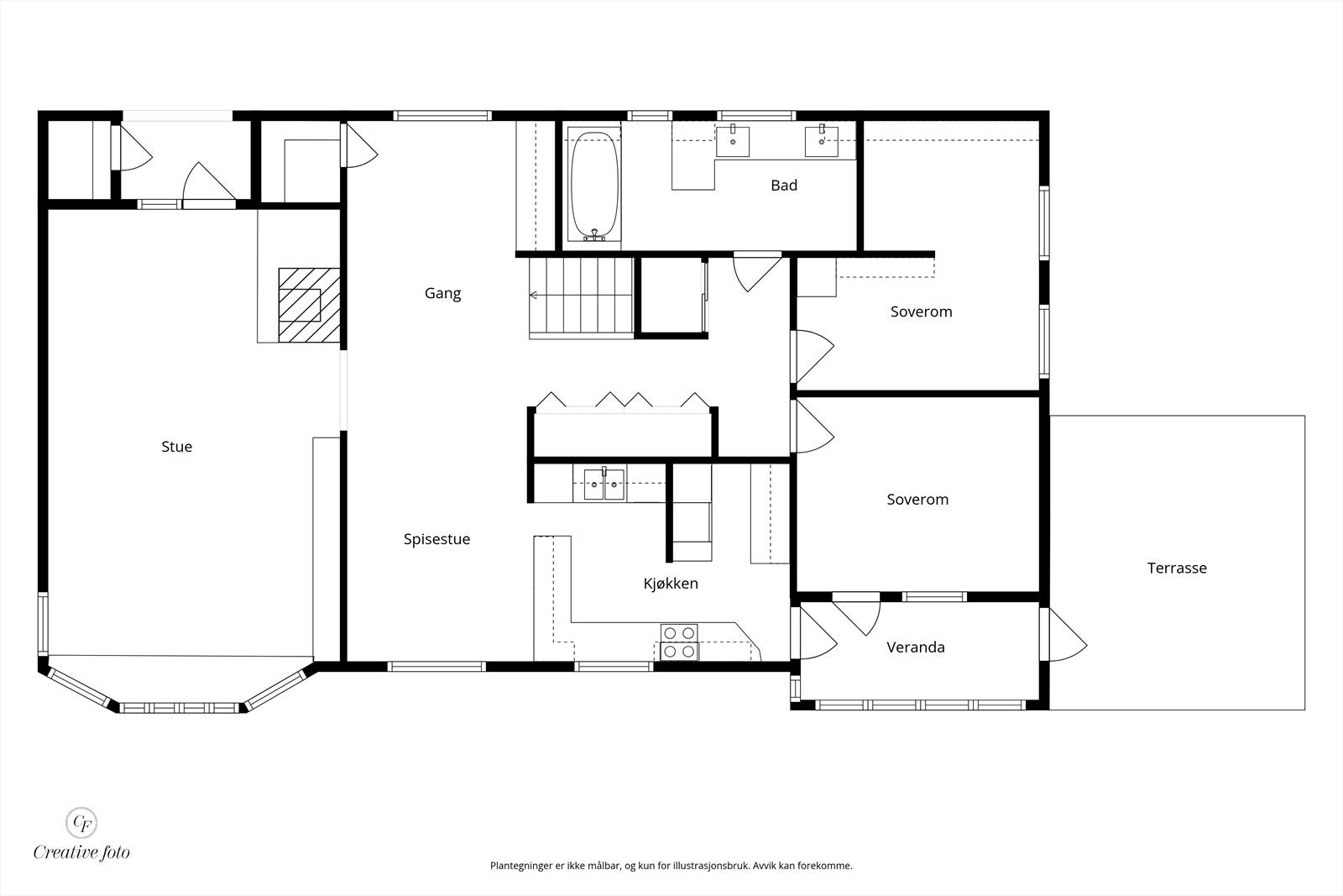 Plantegning Galleribilde