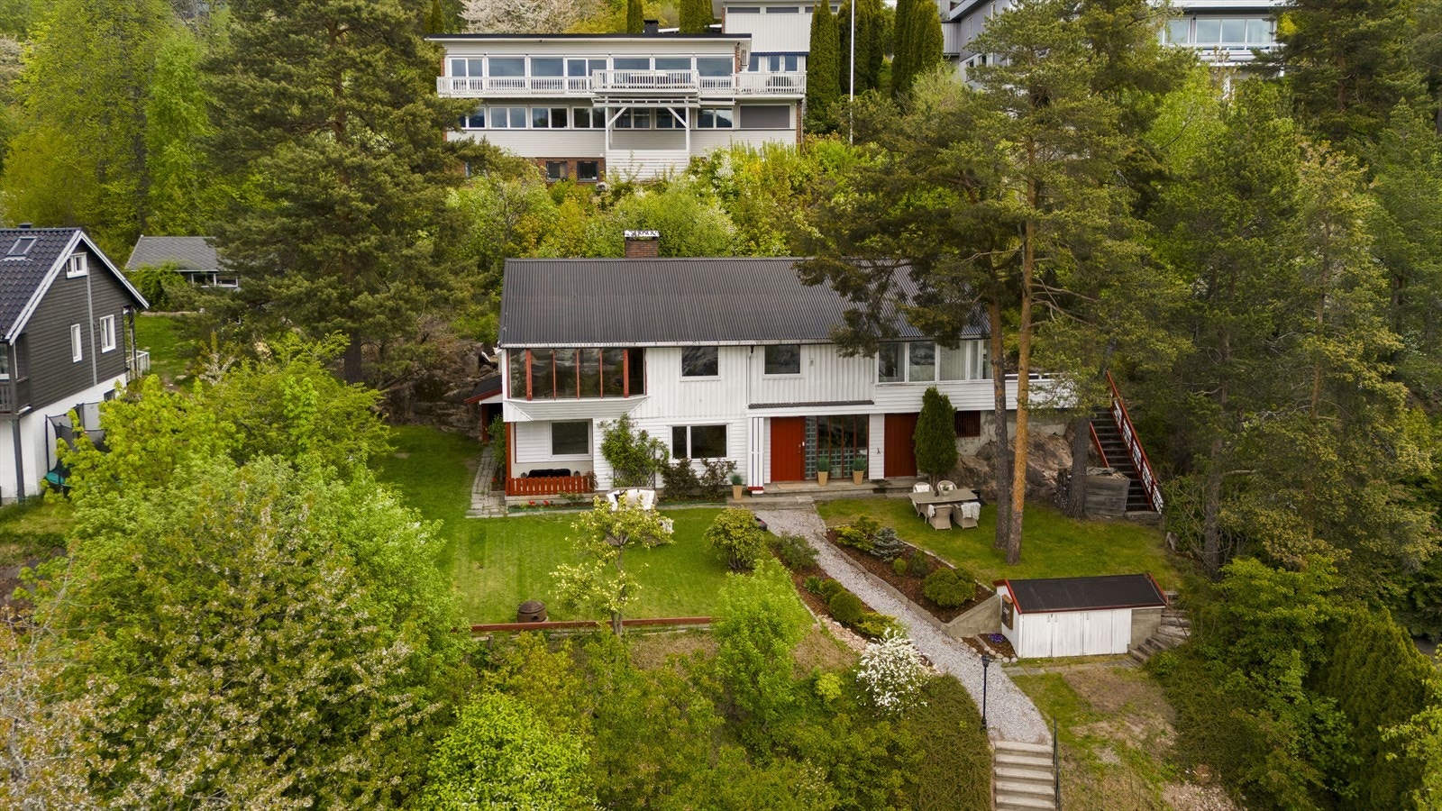 Dronefoto Galleribilde