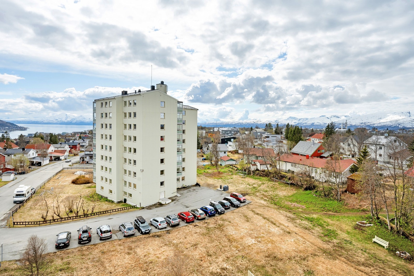 Parkering på yttersiden Galleribilde