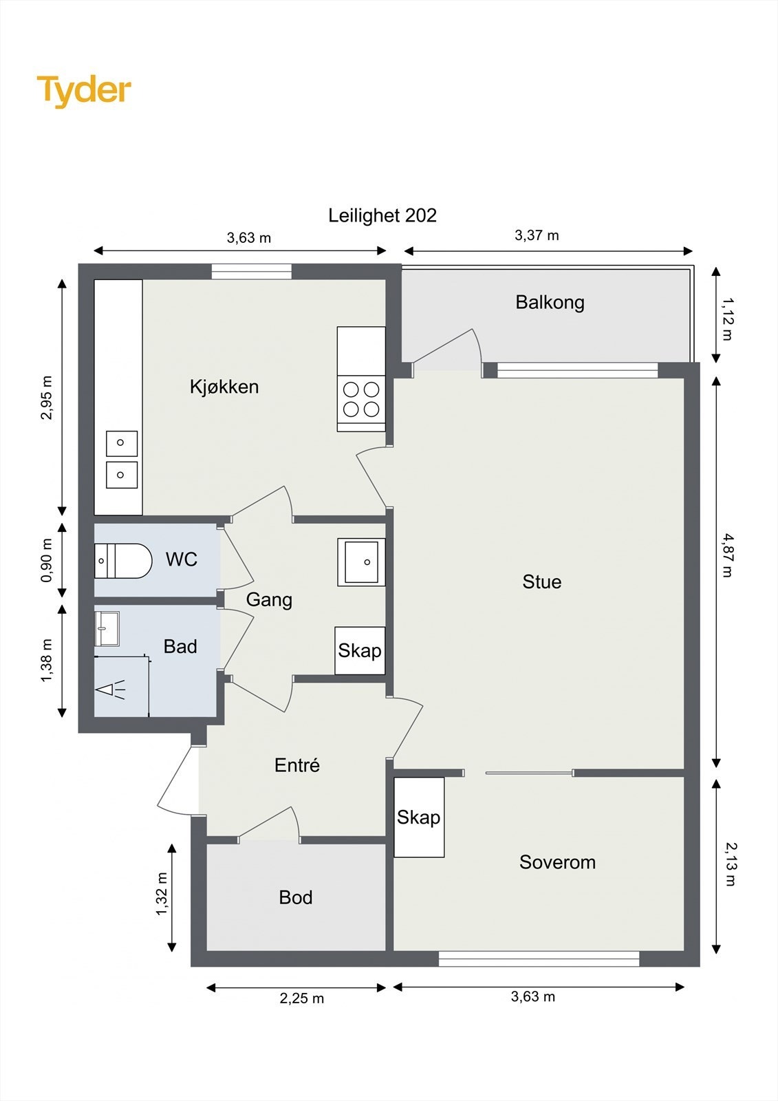 Slottsberget 69, 202 - 2D - 406 - Letterhe.3304144110630553.jpg Galleribilde