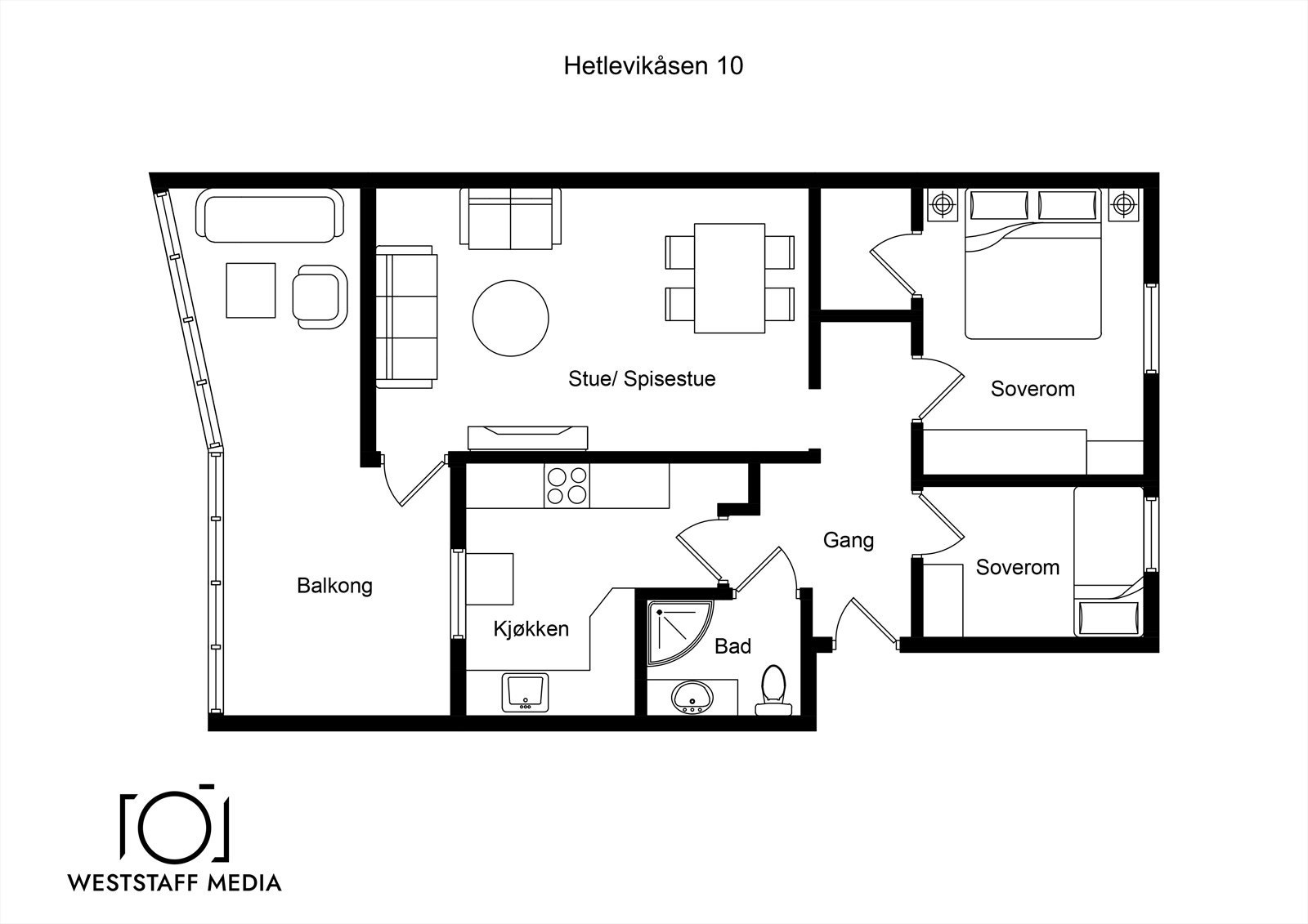 Planskisse Galleribilde